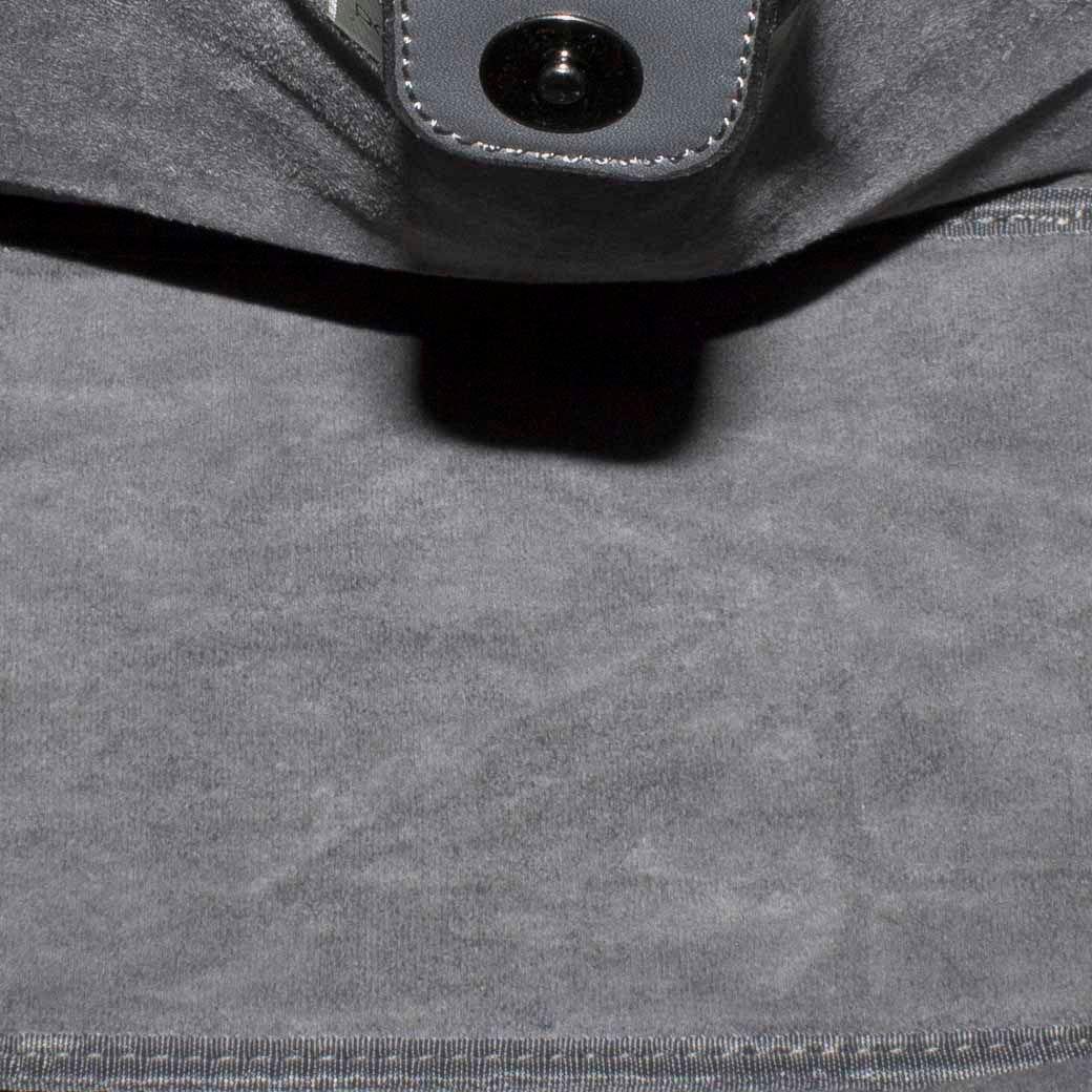 Cartera Grande 2 Manillas Ovales Gris-3