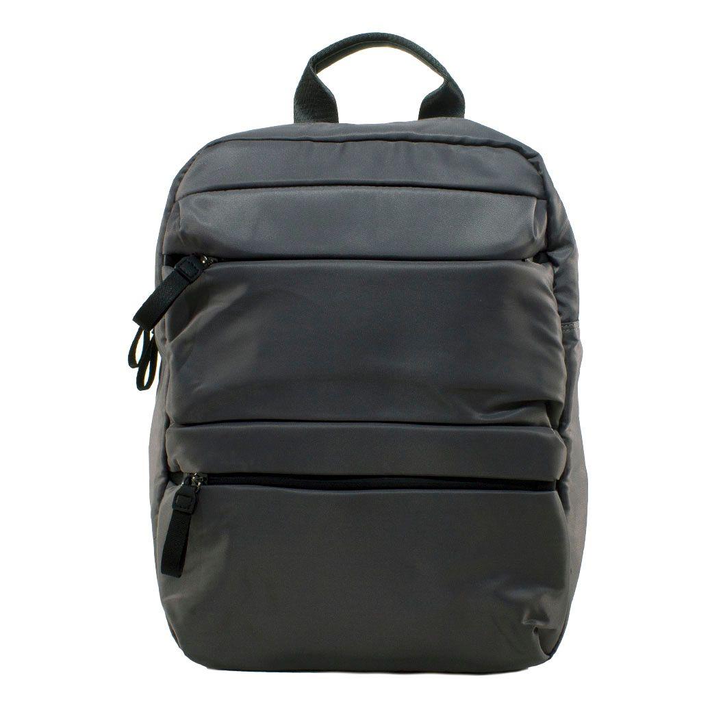 Mochila Grande Porta PC Gris-0