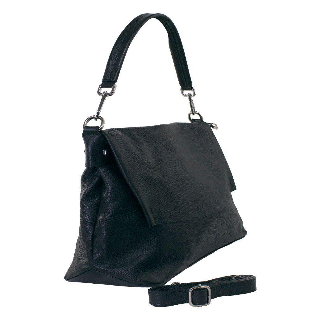 Cartera Cuero Tapa Negro-1