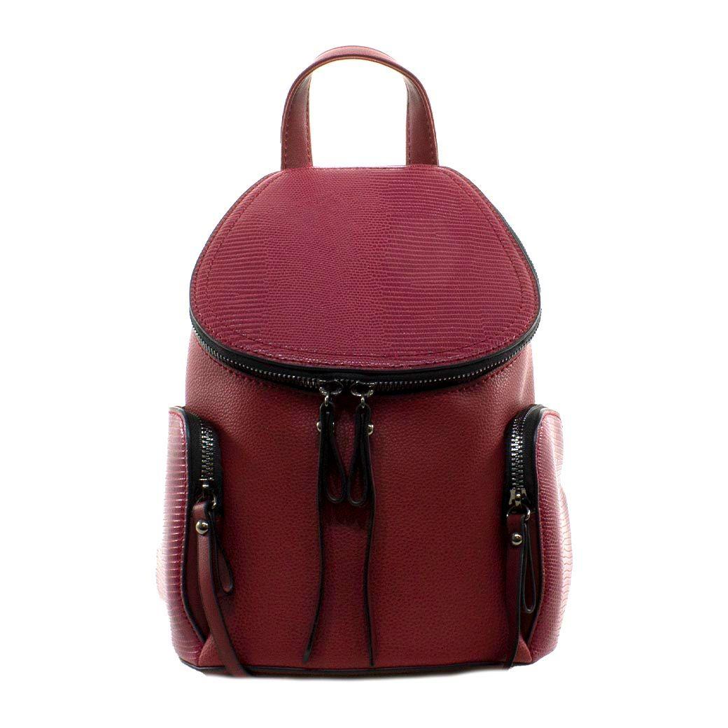 Mochila Rigida Chica Burdeo-0