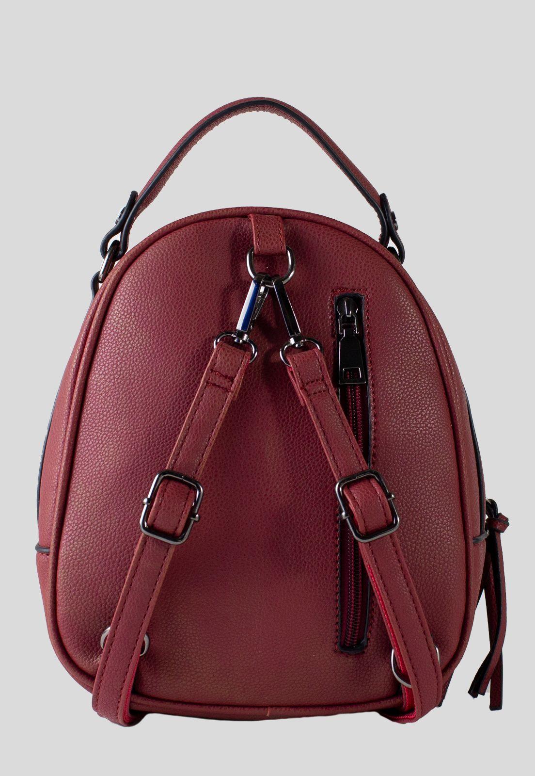 Mochila Bolsillo Externo Grande Rojo-2