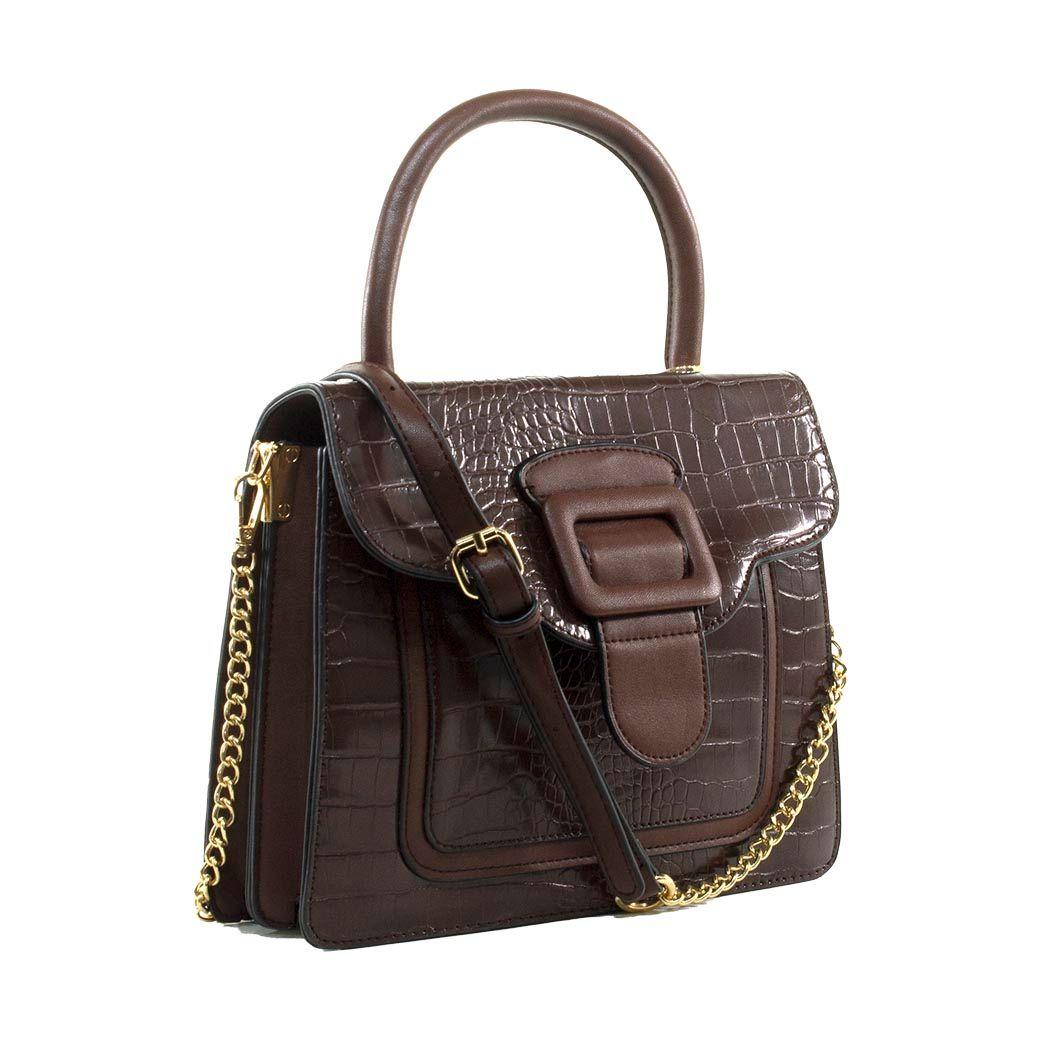 Cartera Mediana Rigida Coco Café-1
