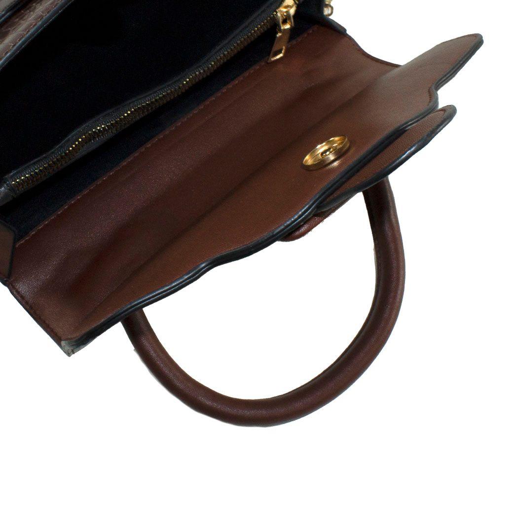 Cartera Mediana Rigida Coco Café-3
