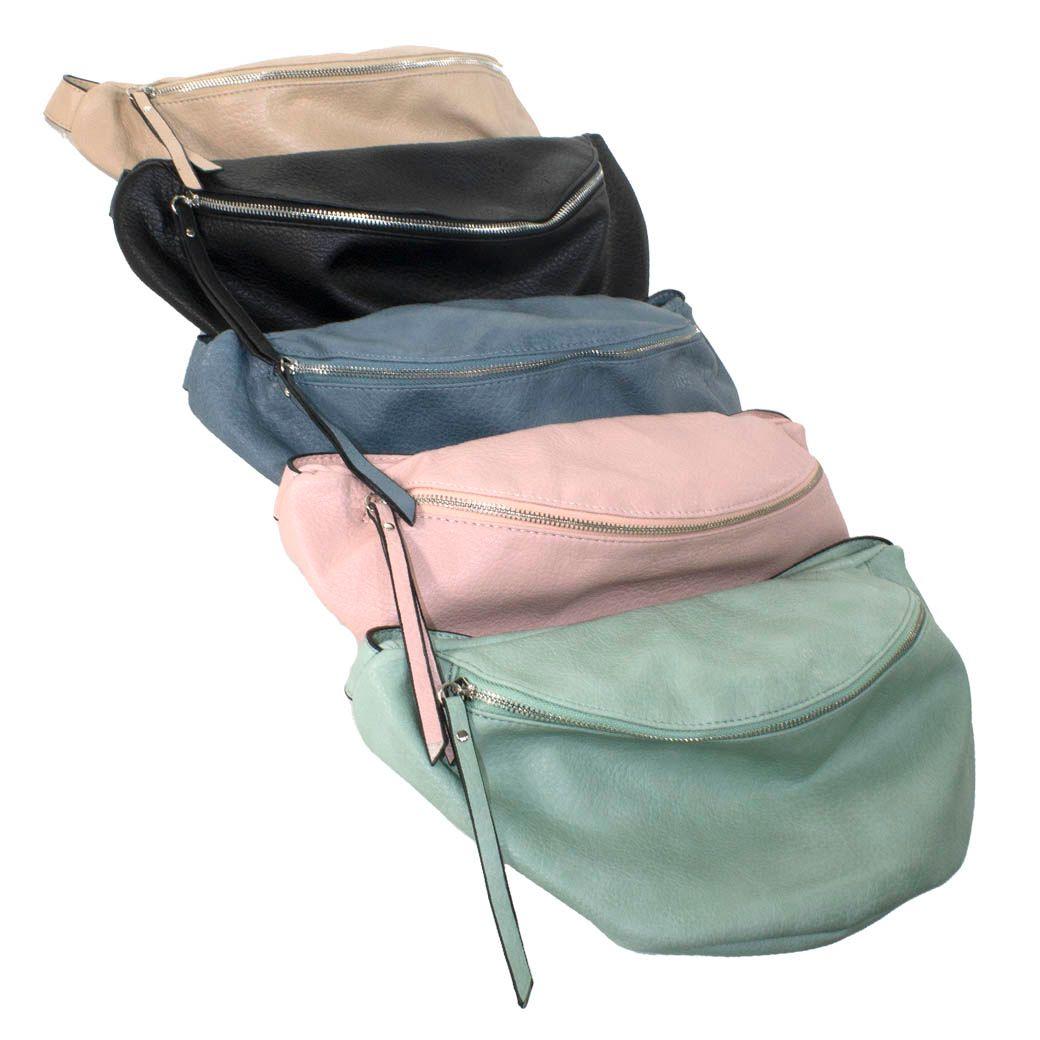 Marsupio 1 Cierre Frontal Rosado-4