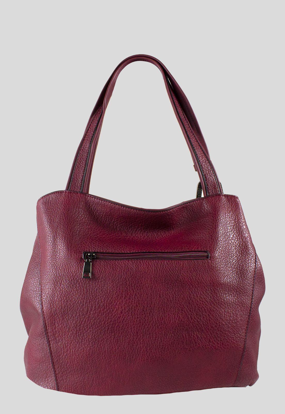 Cartera Metal Lateral Burdeo-2