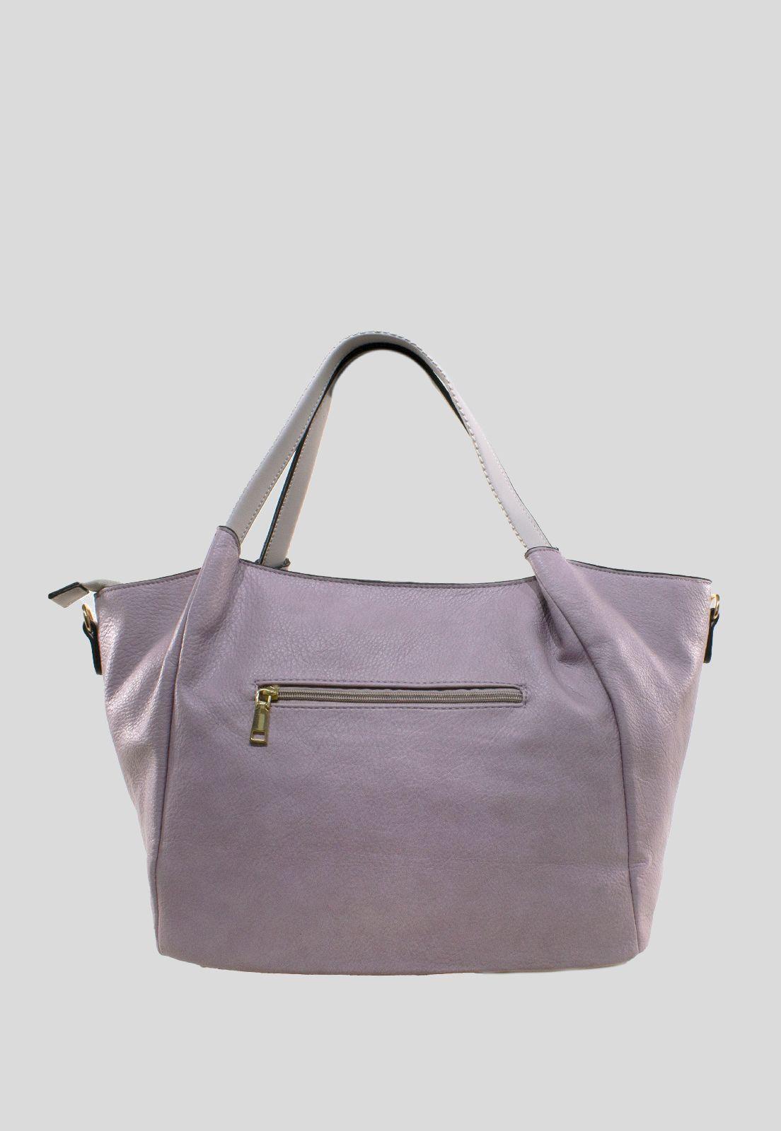 Cartera Con Lazo Y Placa Lila-2