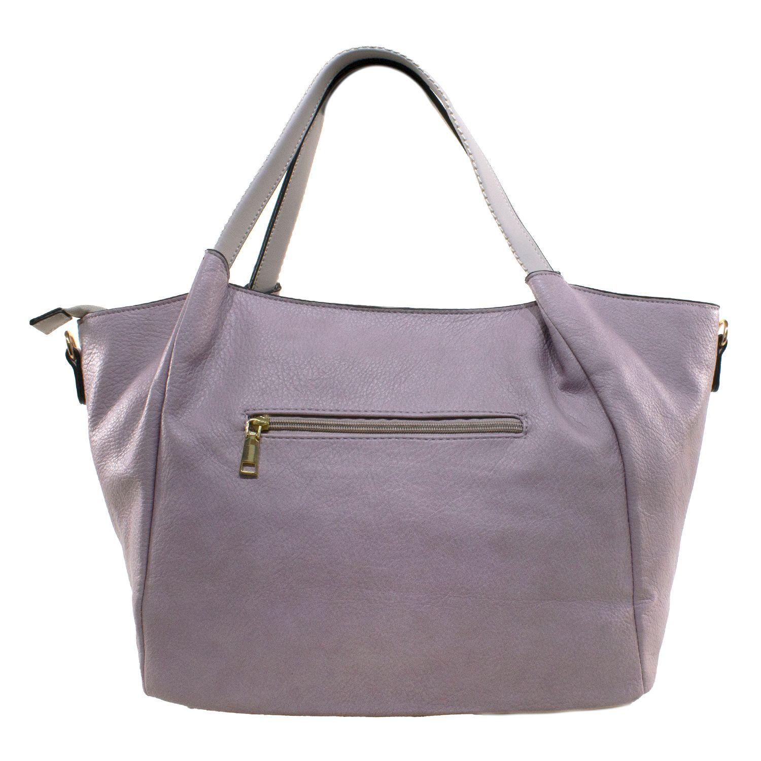 Cartera Con Lazo Y Placa Lila-2