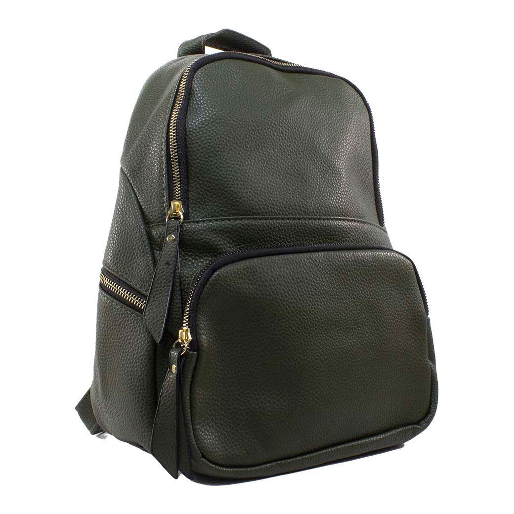 Mochila Bolsillo Rectangular Verde-1