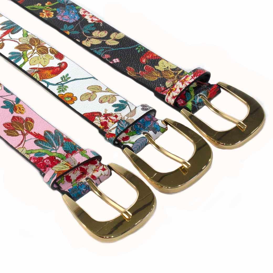 Cinturon Floreado Rosado-4
