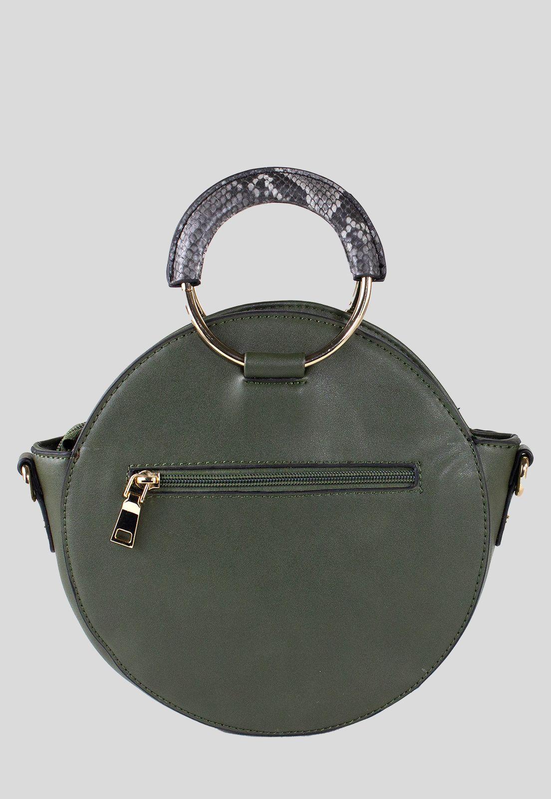 Cartera Redonda Piton Verde-2