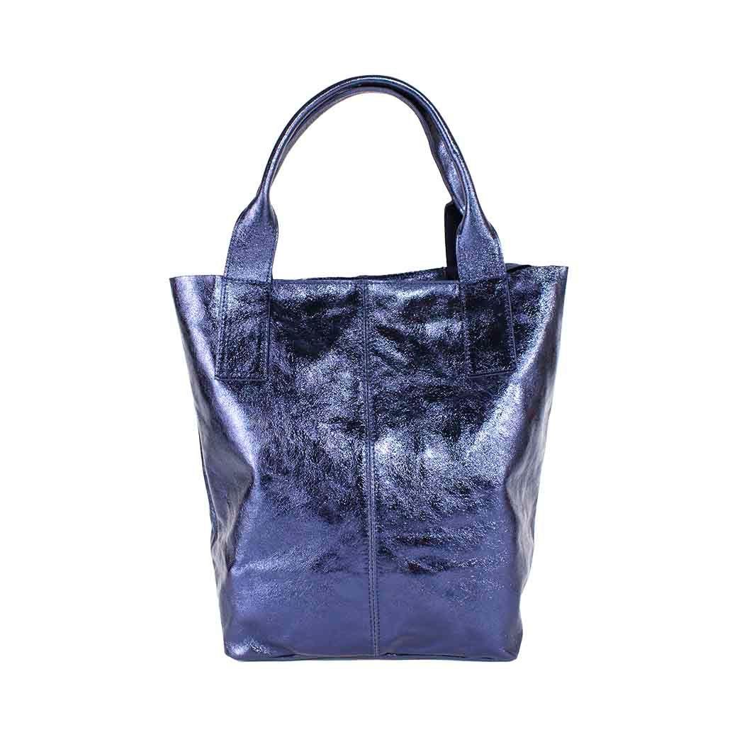 Cartera Cuero Full Metal Azul-0