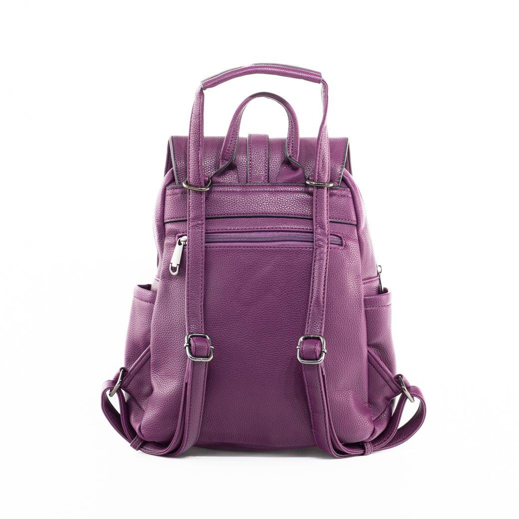 Mochila c/ 2 bolsillos laterales Morado-2