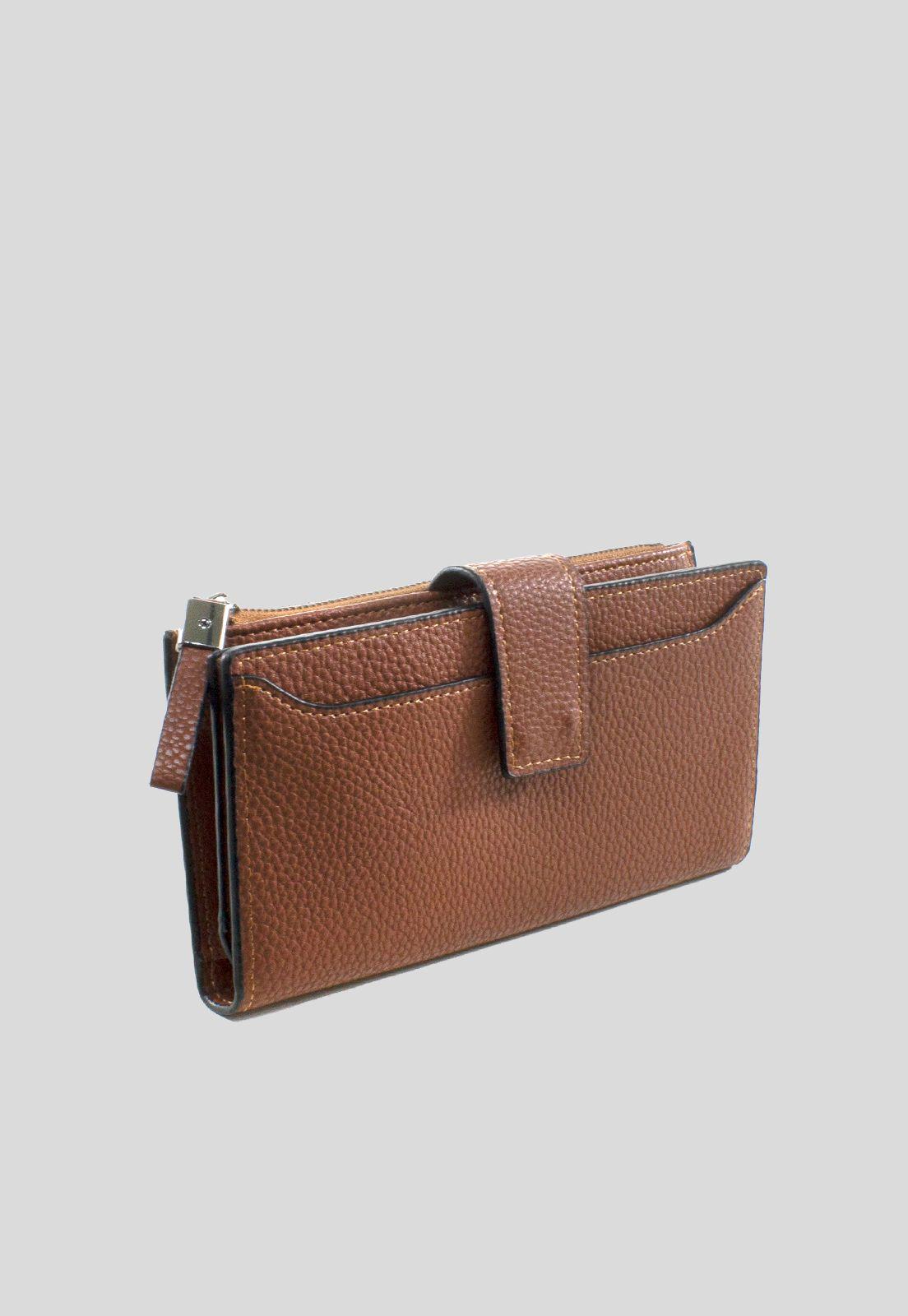 Billetera grande c/ chapeta Tostado-1