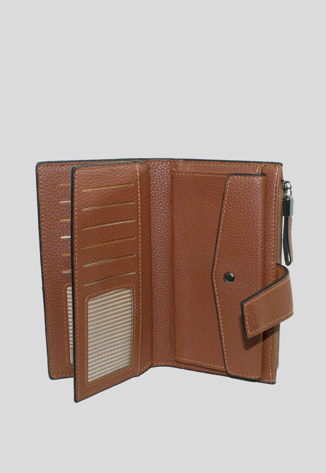 Billetera grande c/ chapeta Tostado-3