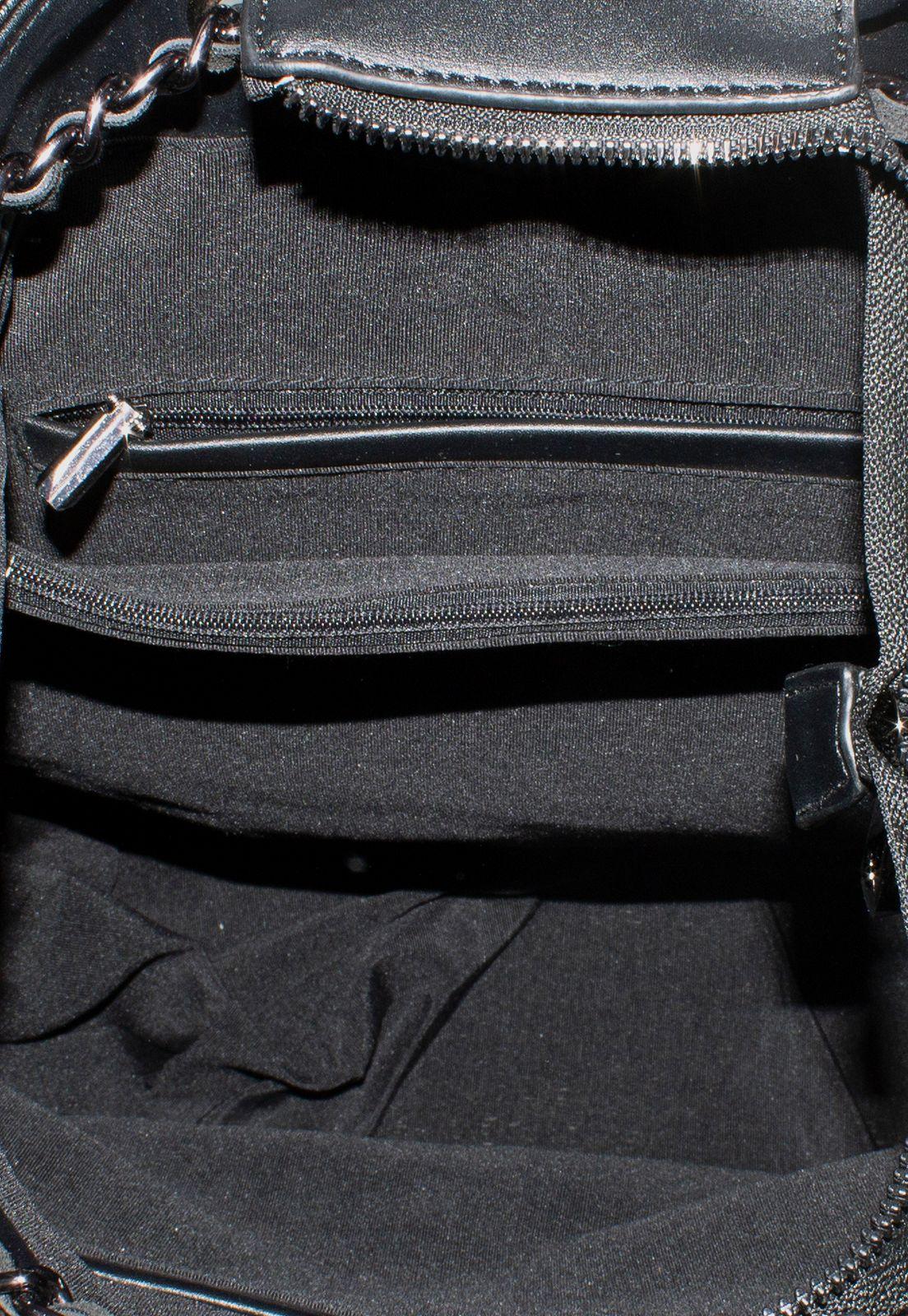Mochila Grande Metal Negro-3