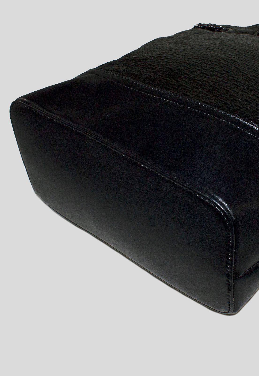 Mochila Grande Metal Negro-4