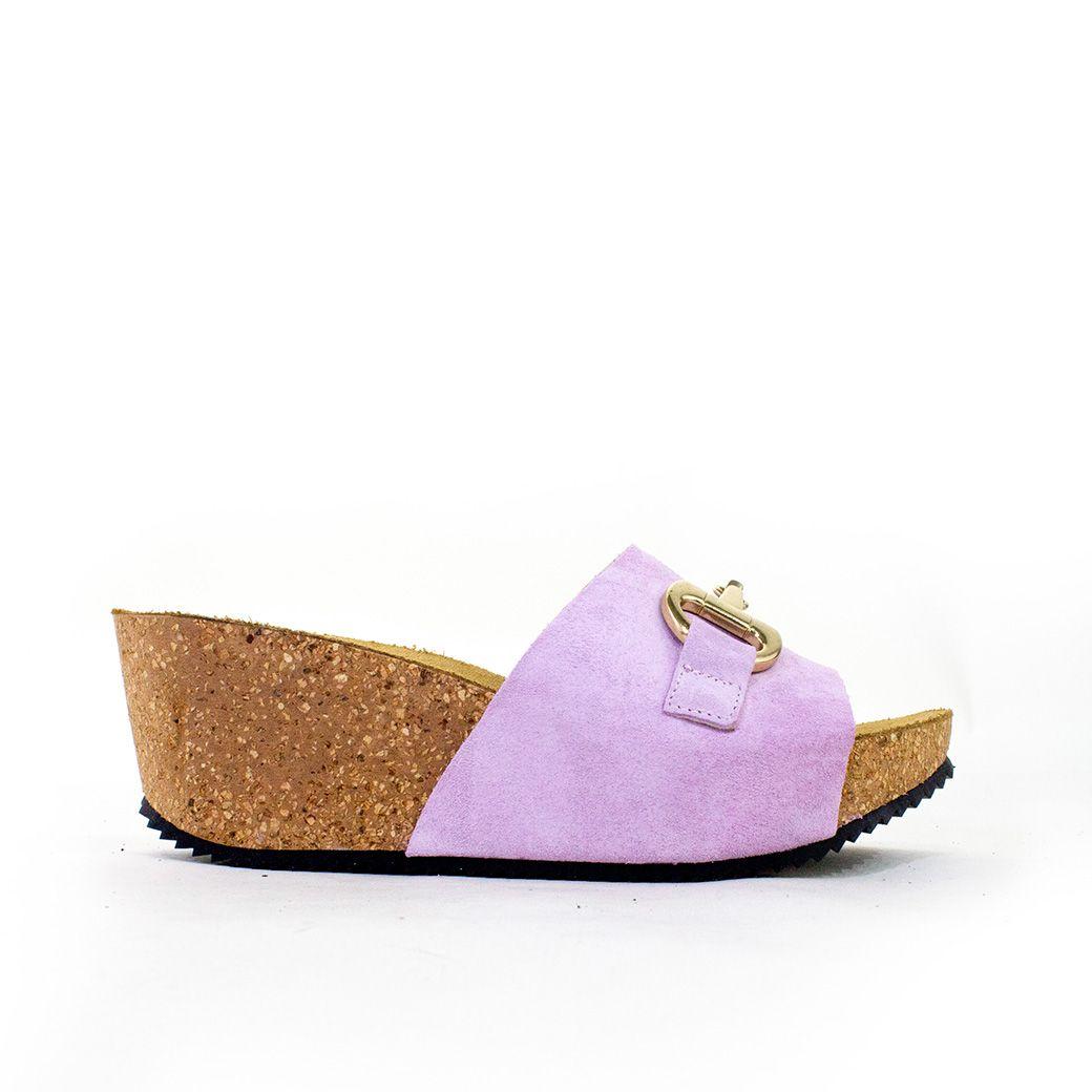 Sandalia reno alto con hebilla Lila-0