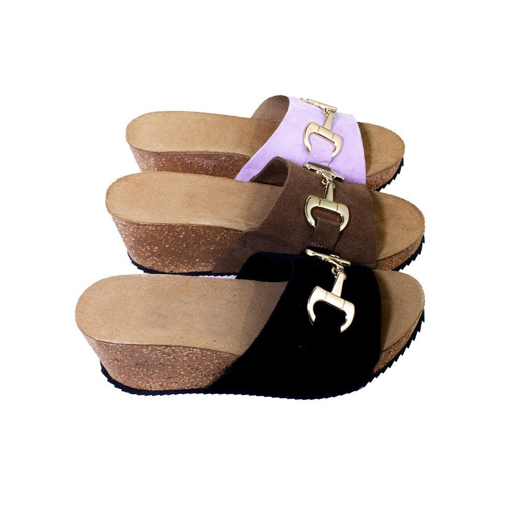 Sandalia reno alto con hebilla Lila-2