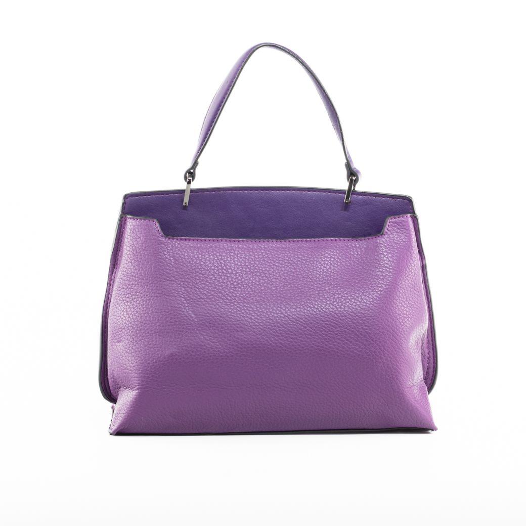 Cartera rigida placa frontal Lila-2