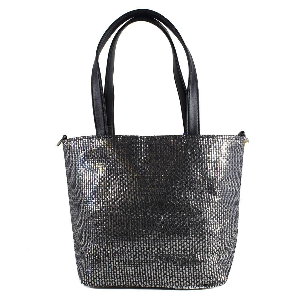 Cartera Chica Arpillera Negro-2