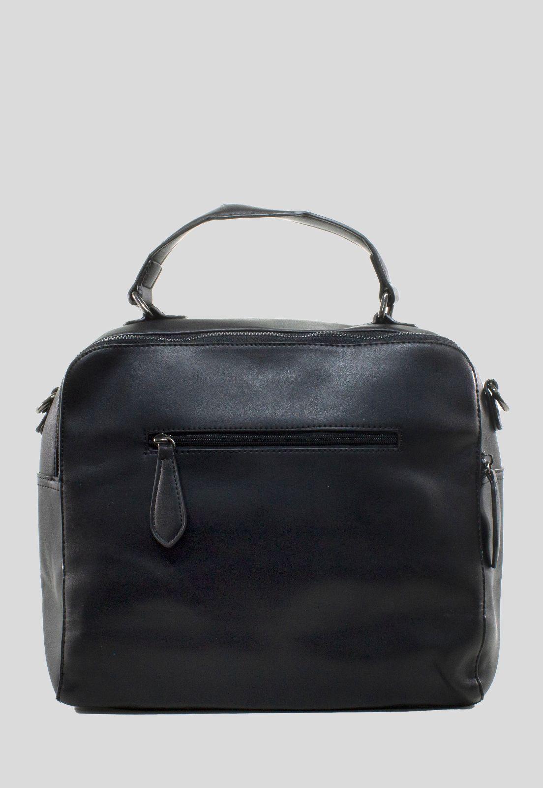 Cartera Grande Rigida Metal Asfalto-2