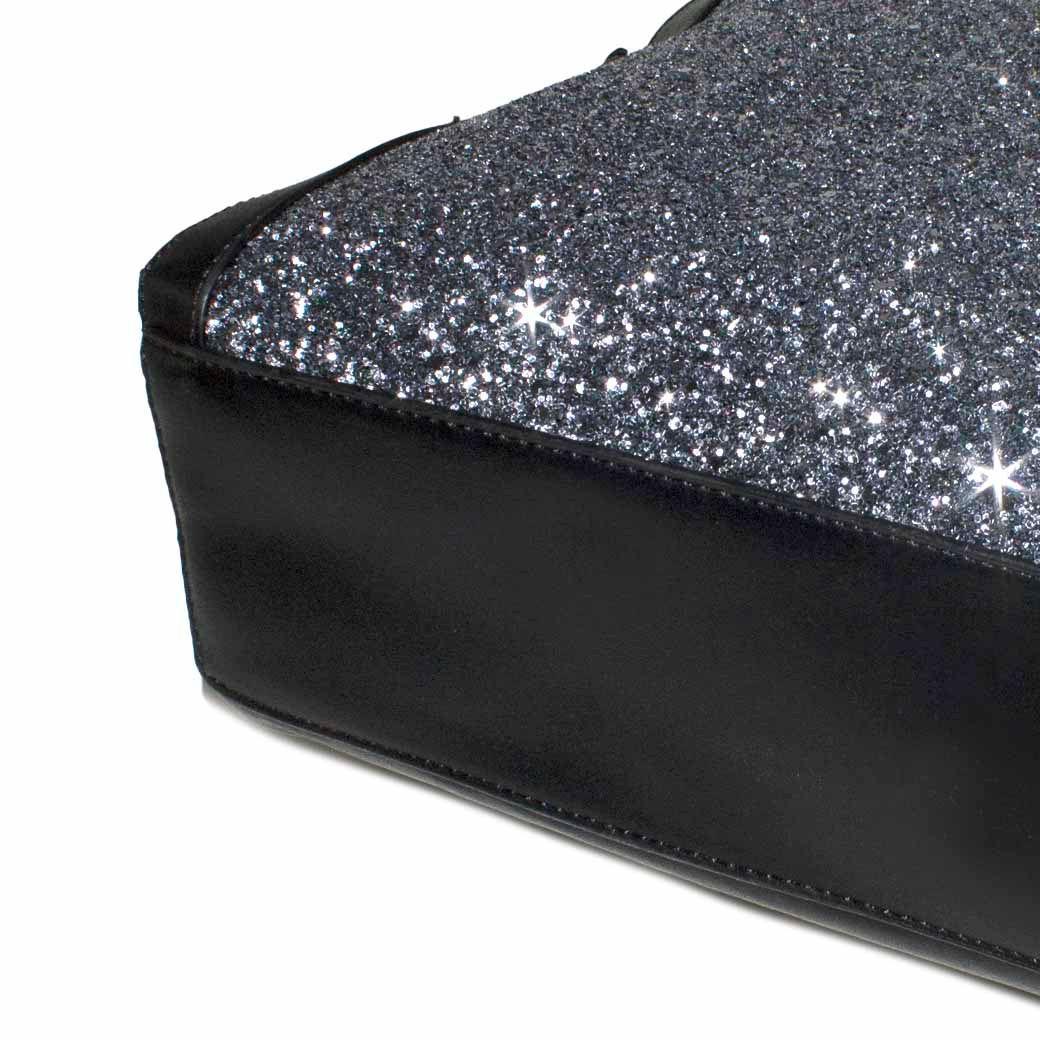 Cartera Grande Rigida Metal Asfalto-4