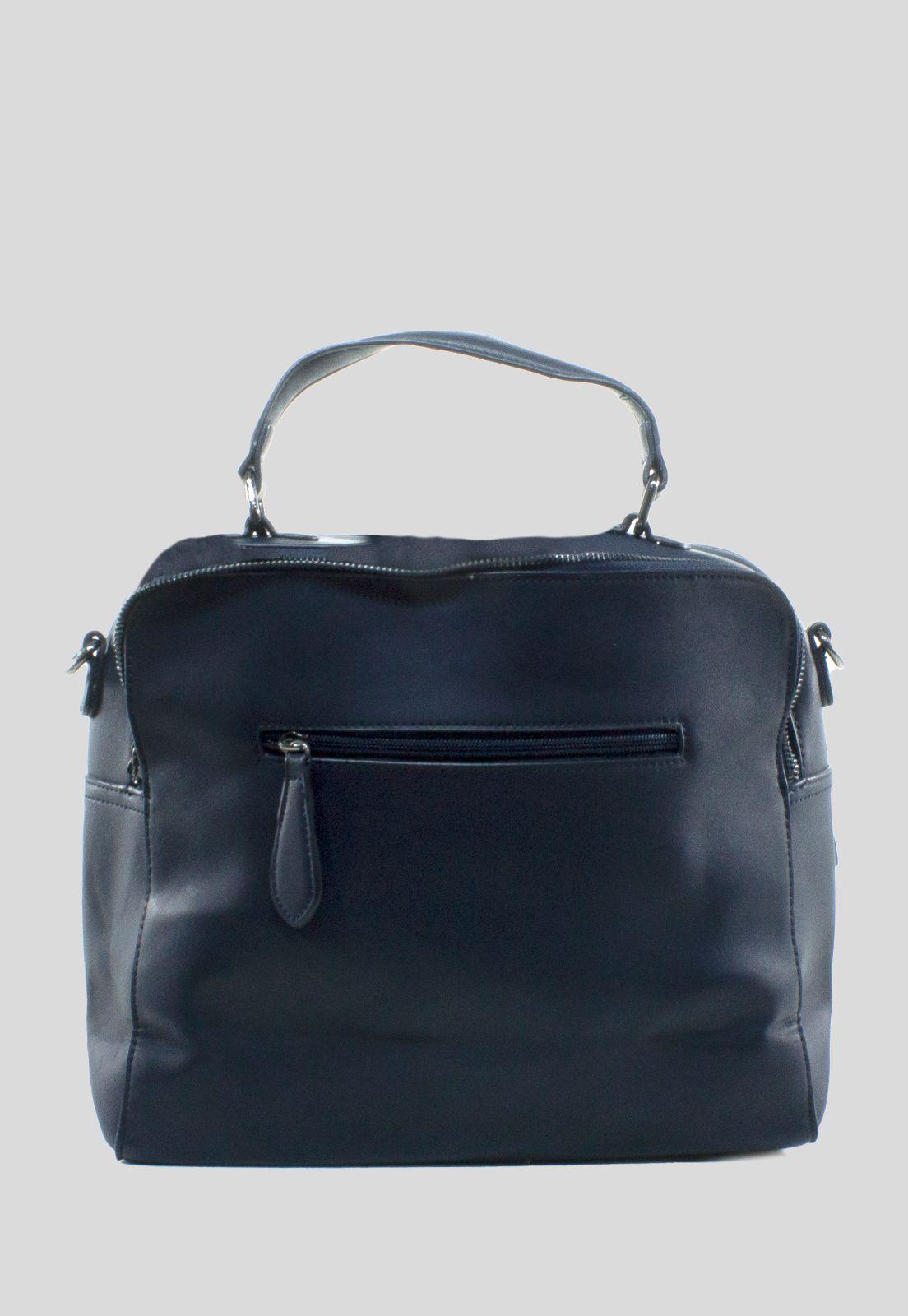 Cartera Grande Rigida Metal Azul-2