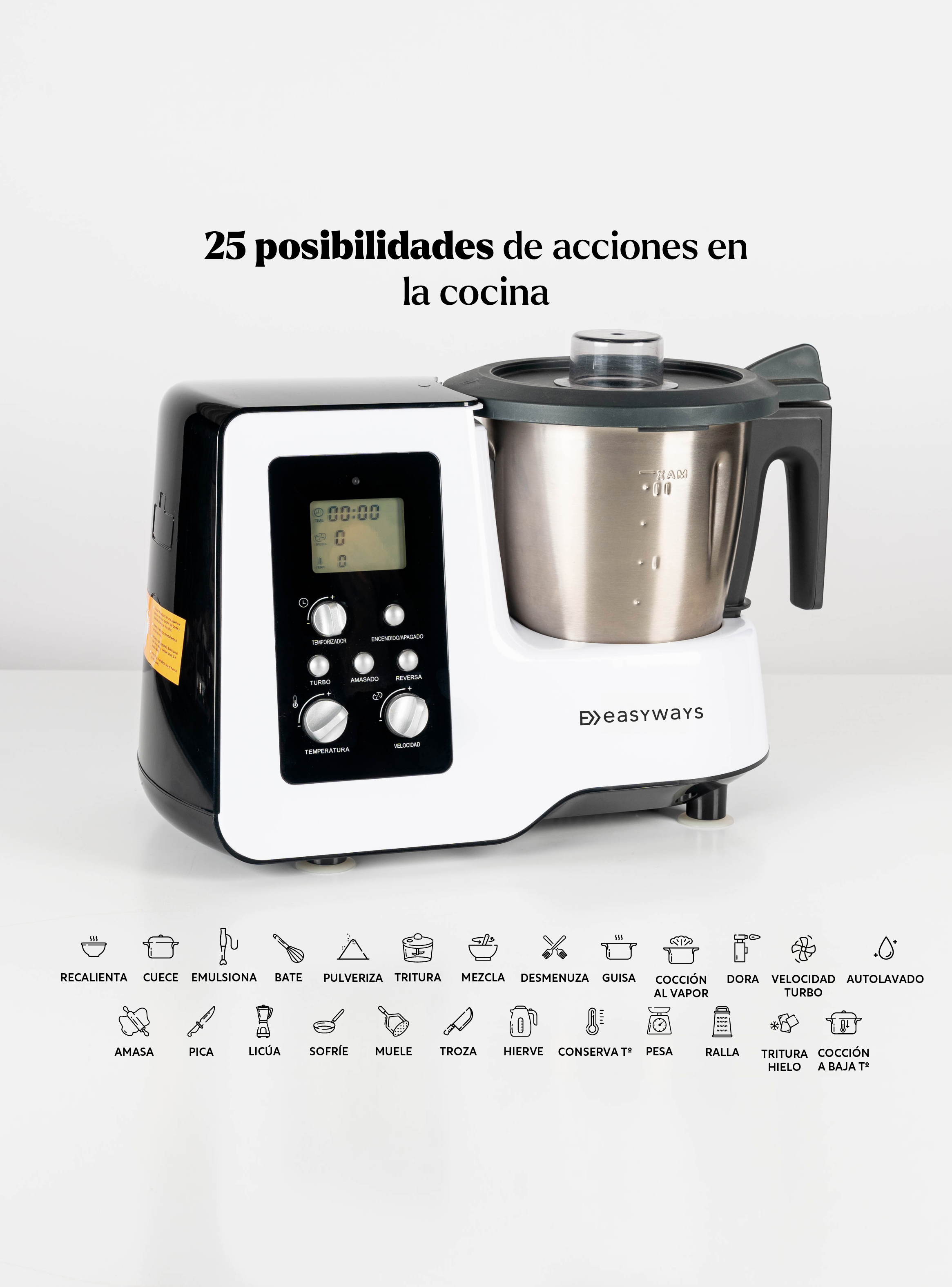 Robot De Cocina Kitchen Pro Easyways-2