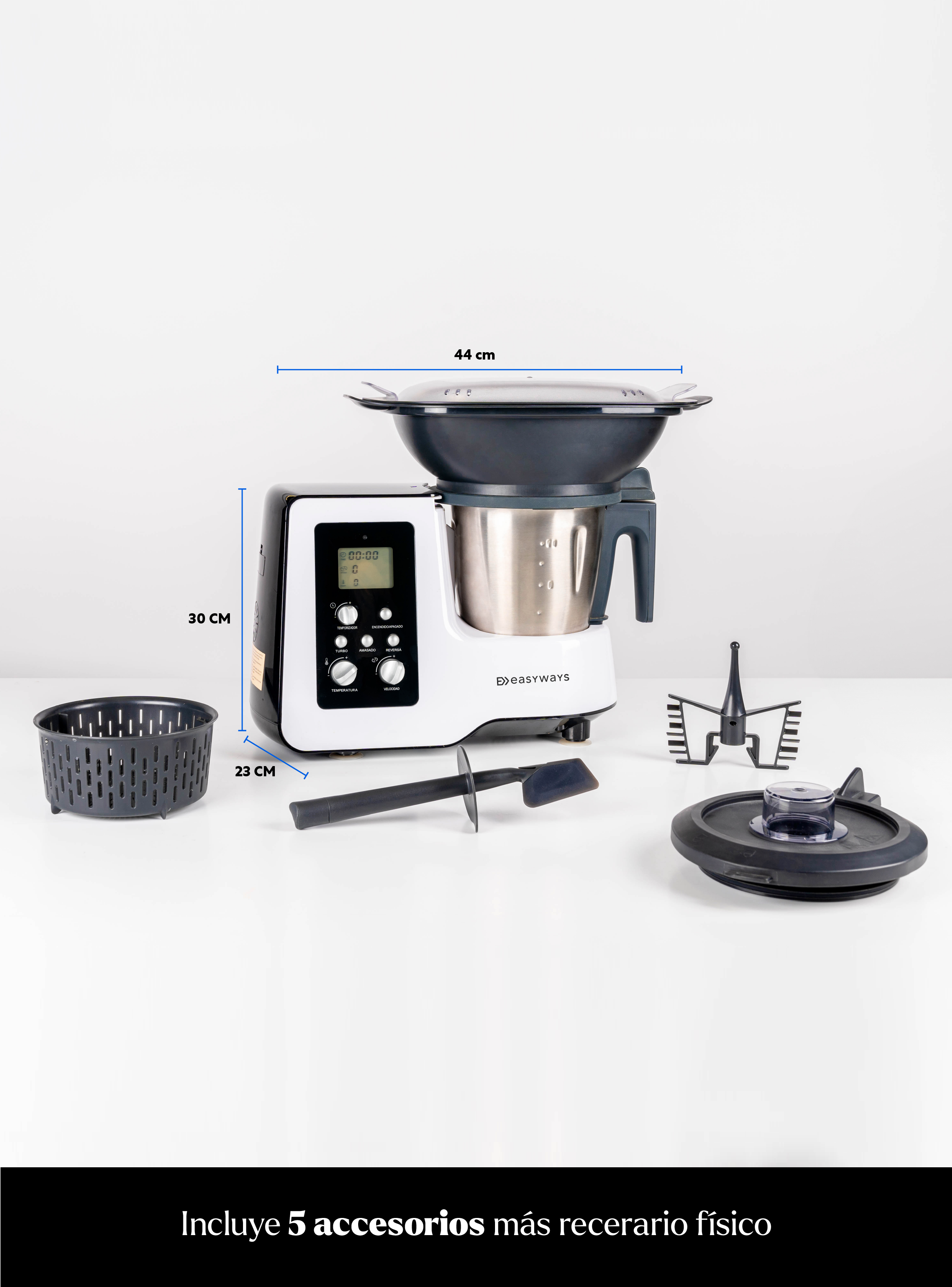 Robot De Cocina Kitchen Pro Easyways-4