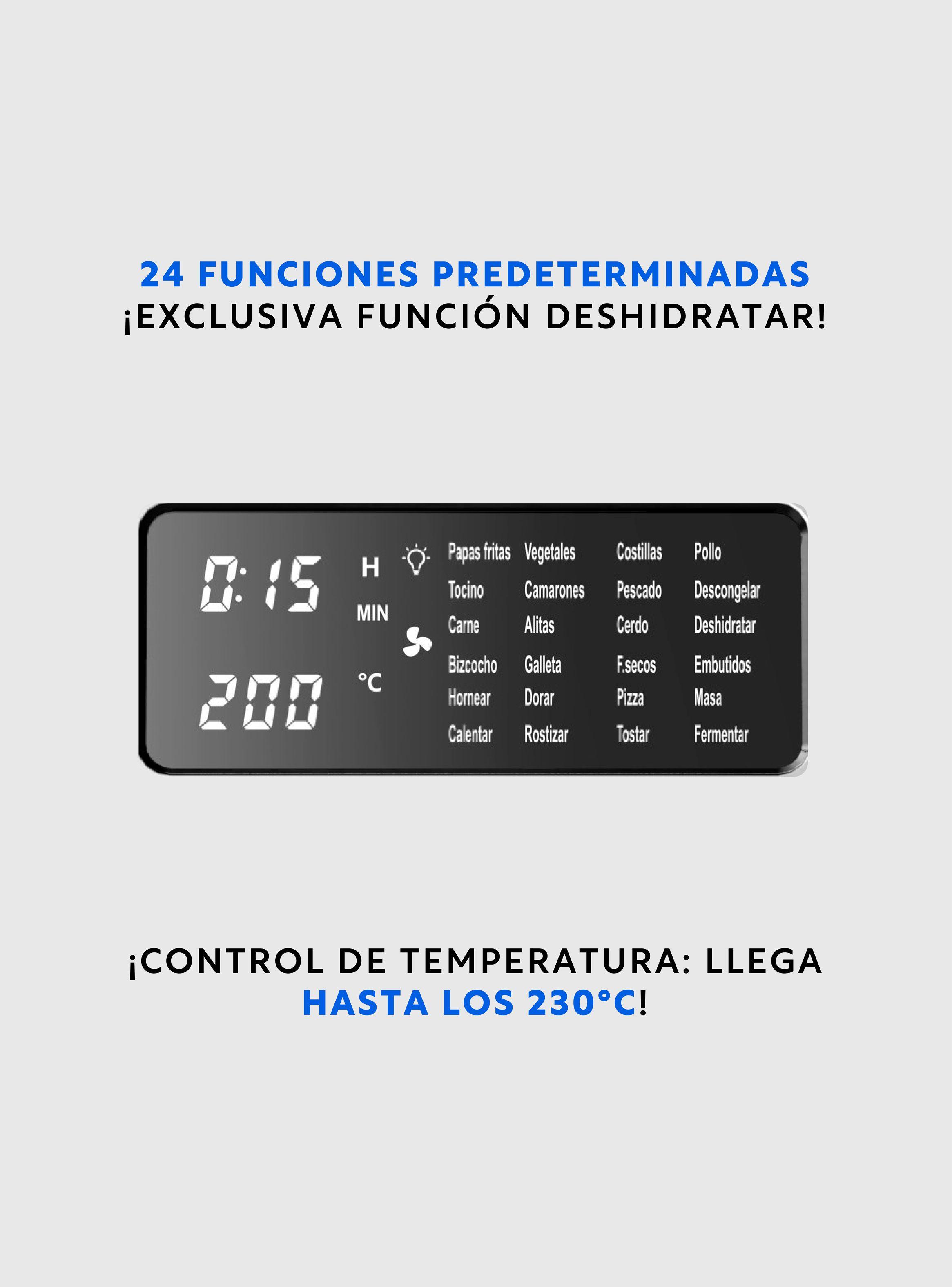 Horno Freidora de Aire Air Fryer Gourmet Pro 20 L EasyWays-2