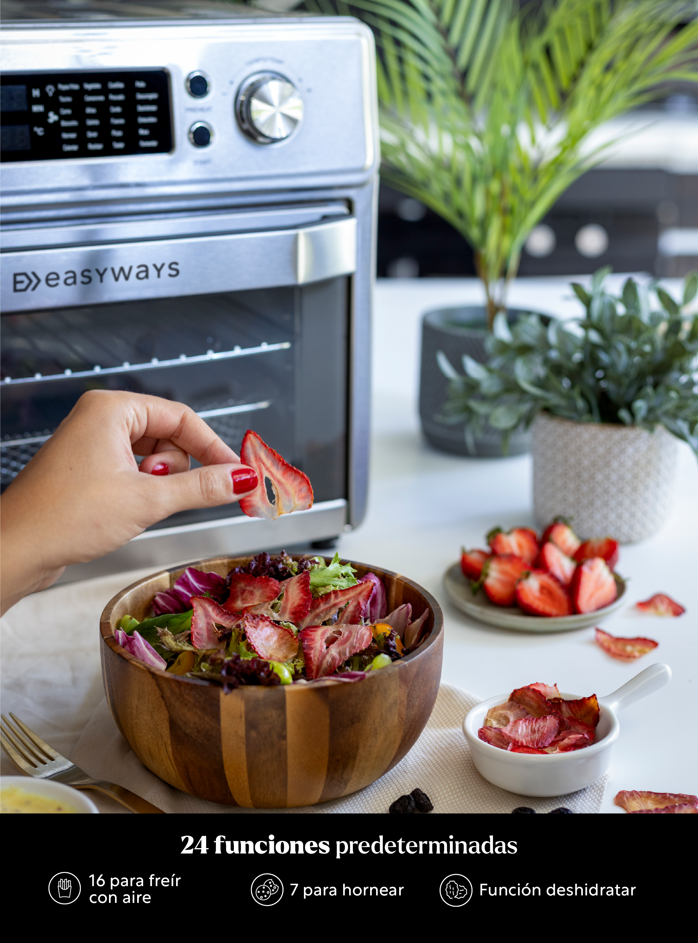 Horno Freidora de Aire Air Fryer Gourmet Pro 20 L EasyWays-7