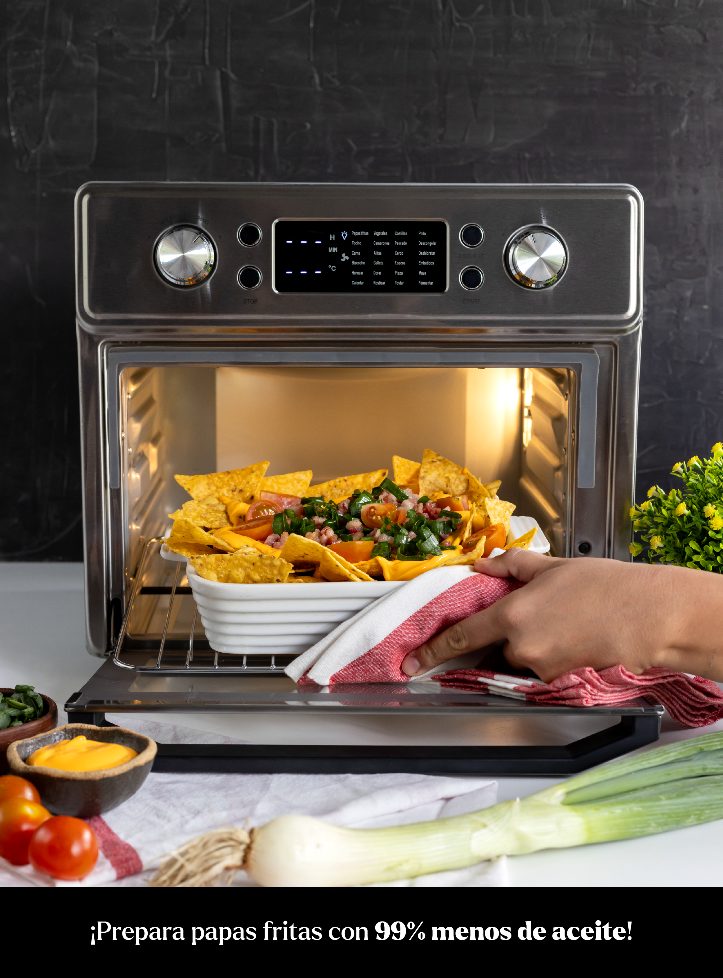 Horno Freidora de Aire Air Fryer Gourmet Pro 20 L EasyWays-6