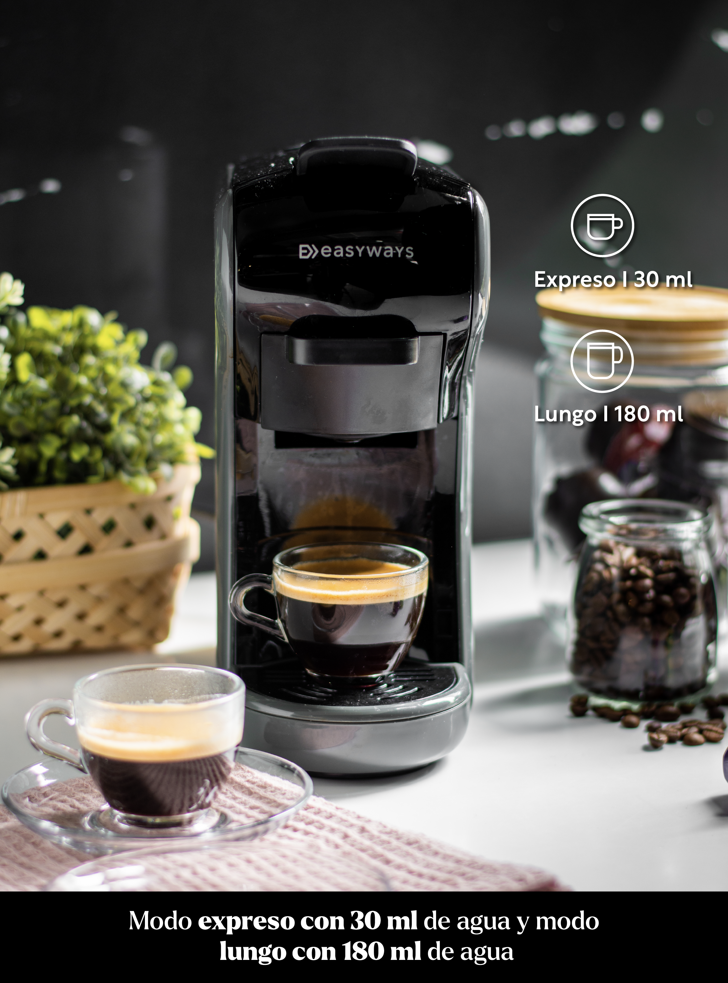 Cafetera Expresso Milano Coffee 3 En 1 Rojo-4