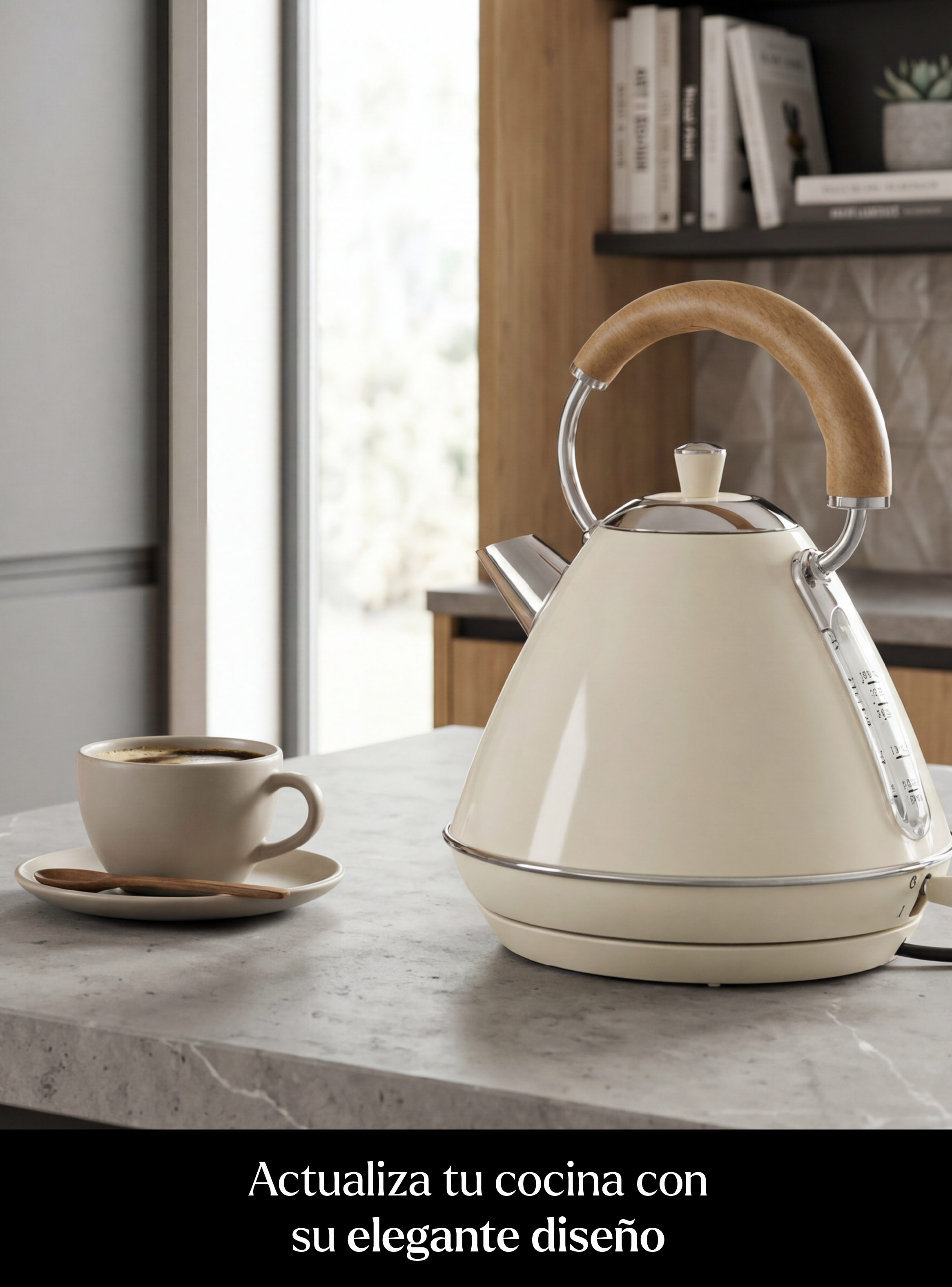 Hervidor Design Beige 1,7 L EasyWays-3