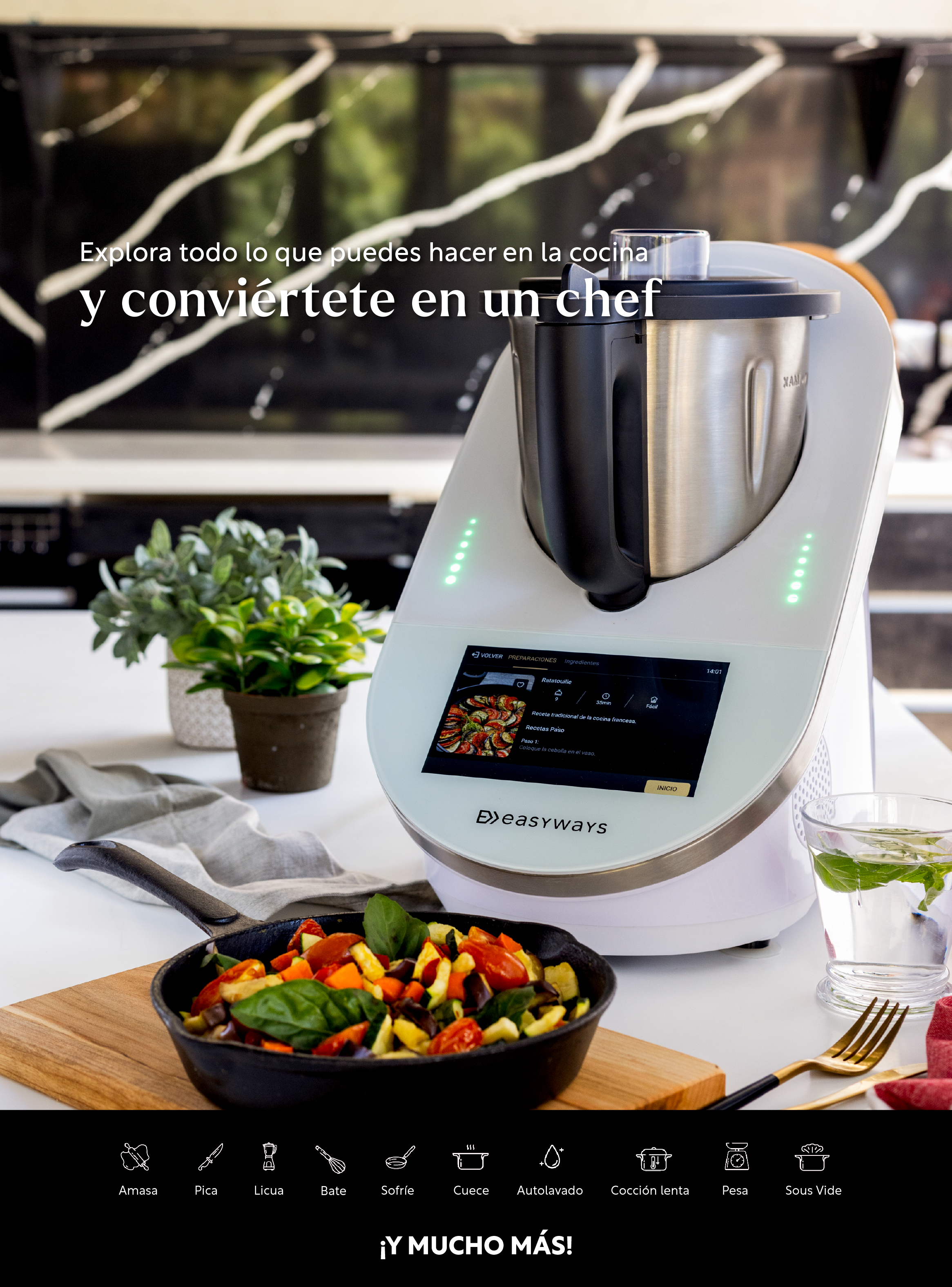 Robot de Cocina Kitchen Super Conect 2 L EasyWays-5