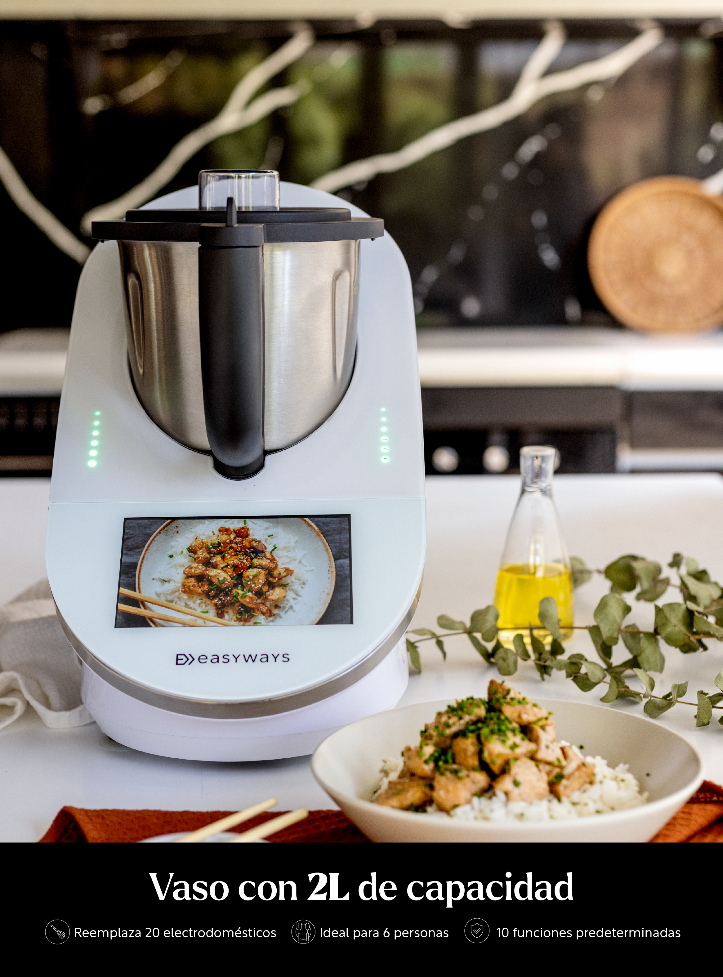 Robot de Cocina Kitchen Super Conect 2 L EasyWays-2