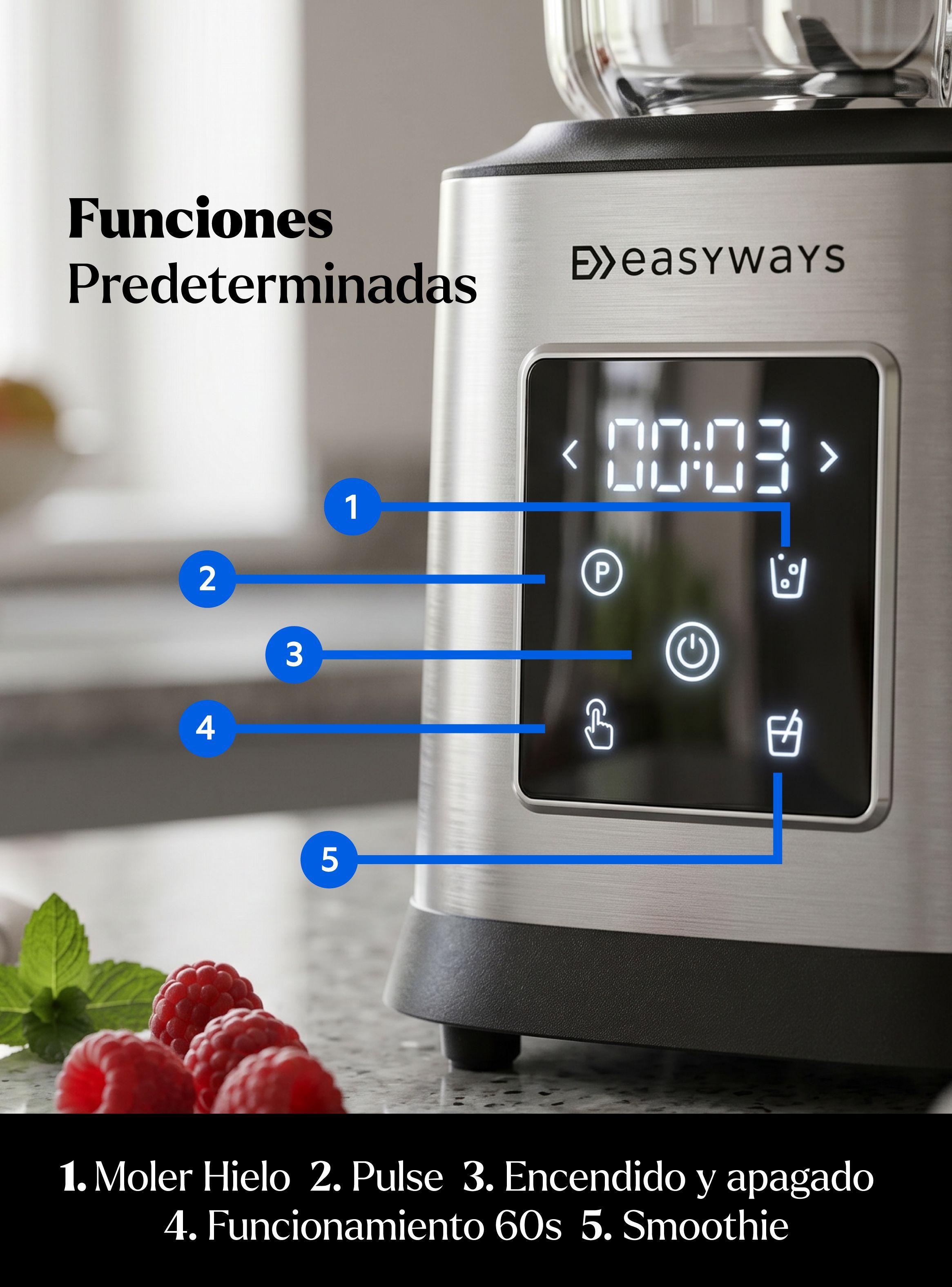 Licuadora PowerBlend 1,8 Litros EasyWays + Vaso to GO-2