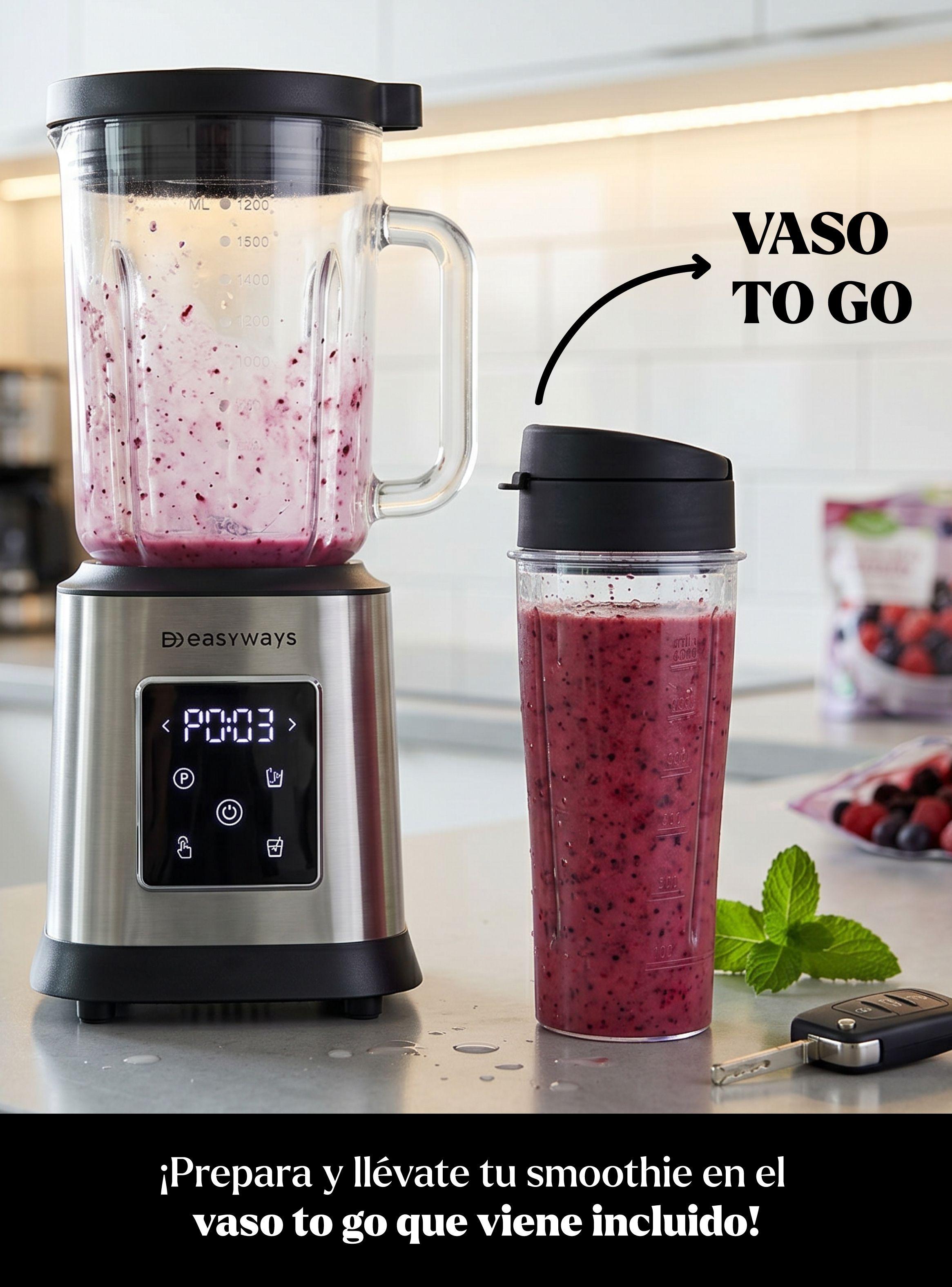 Licuadora PowerBlend 1,8 Litros EasyWays + Vaso to GO-4