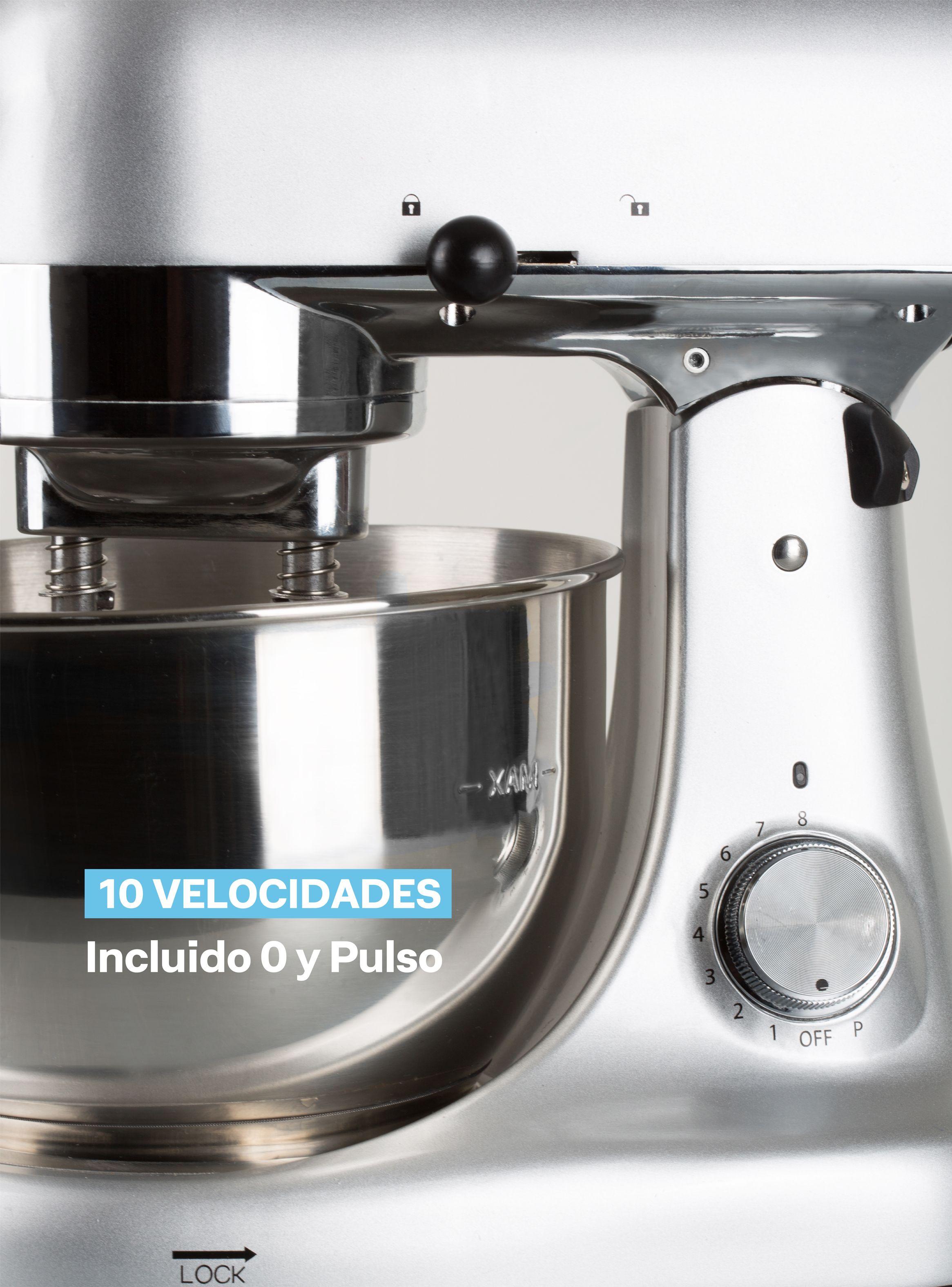 Batidora De Pedestal Hook Mixer Blanco-4