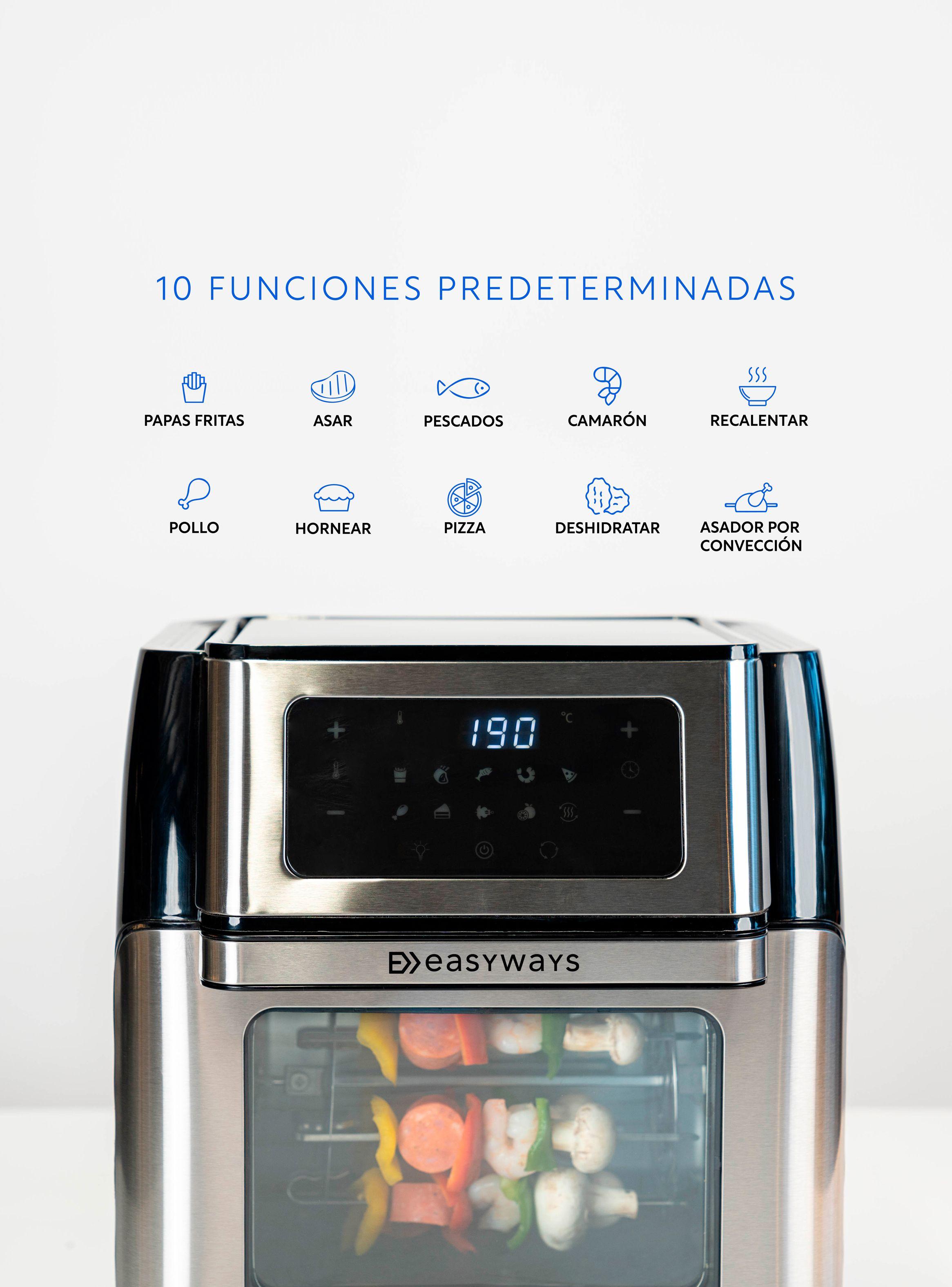 Freidora de Aire Air Fryer Full 10 L EasyWays-2
