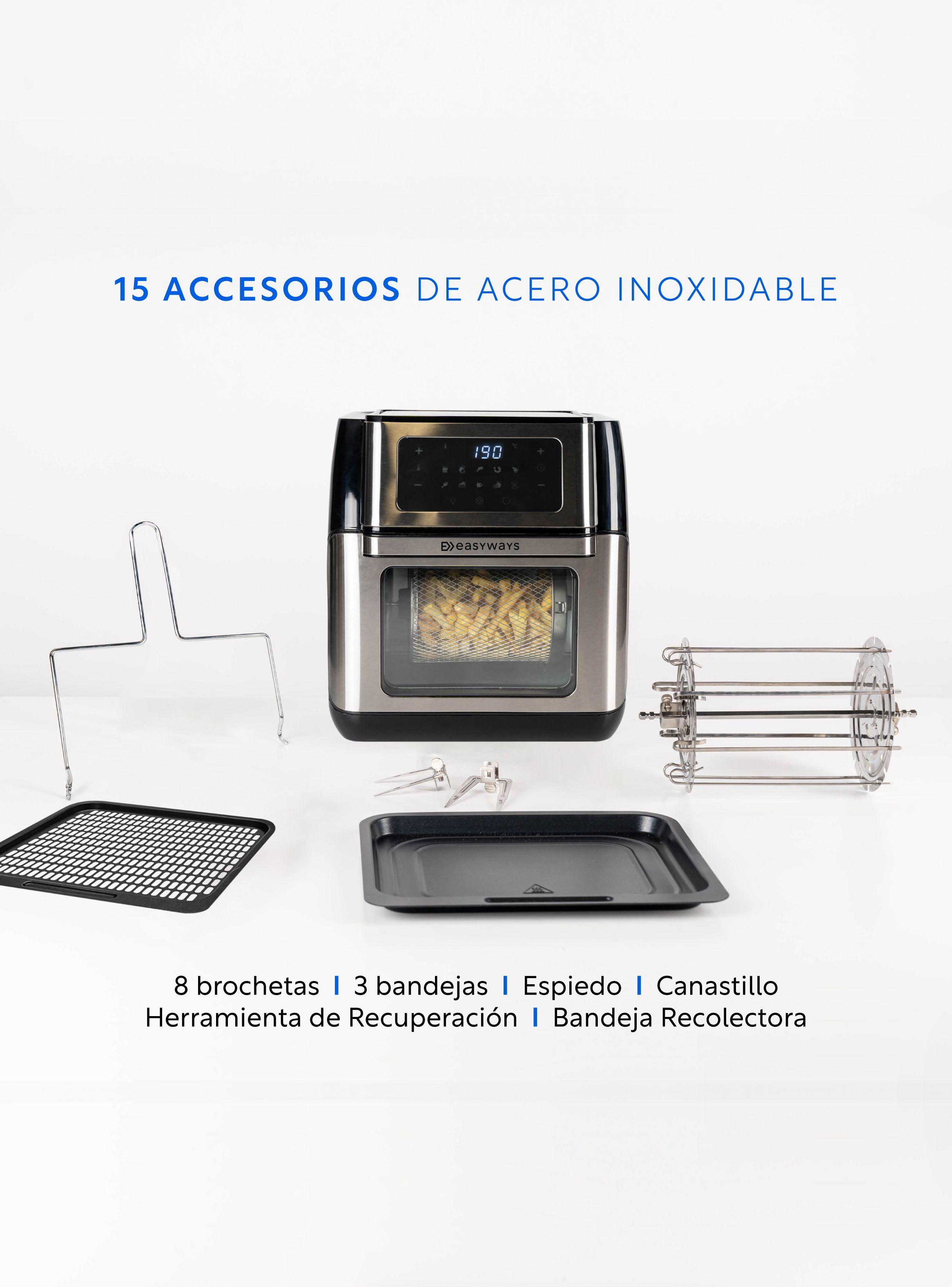 Horno Freidora De Aire Air Fryer Full 10 L Easyways-6