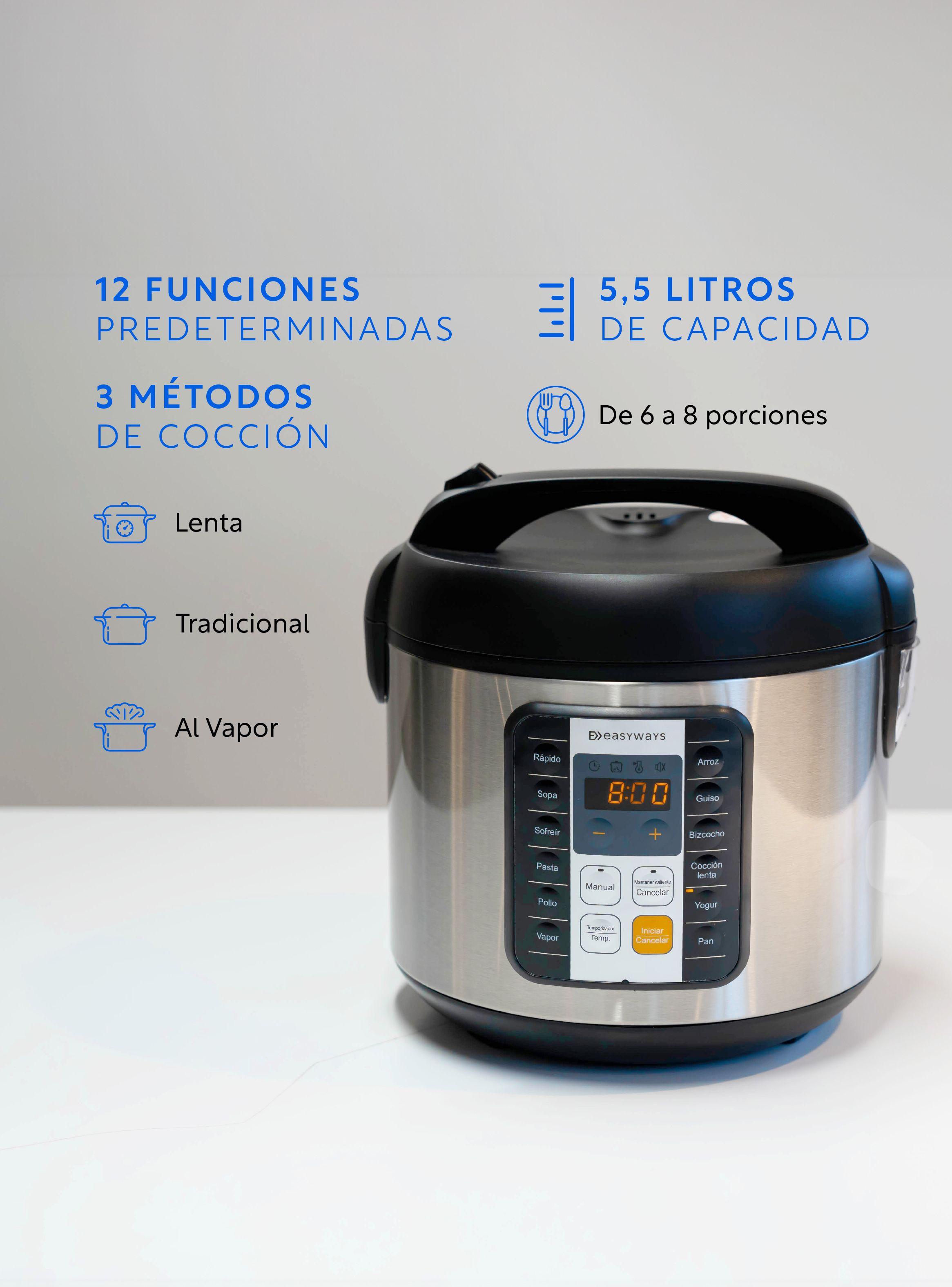 Olla de Cocción MultiCooker Pro 5,5 L EasyWays-2
