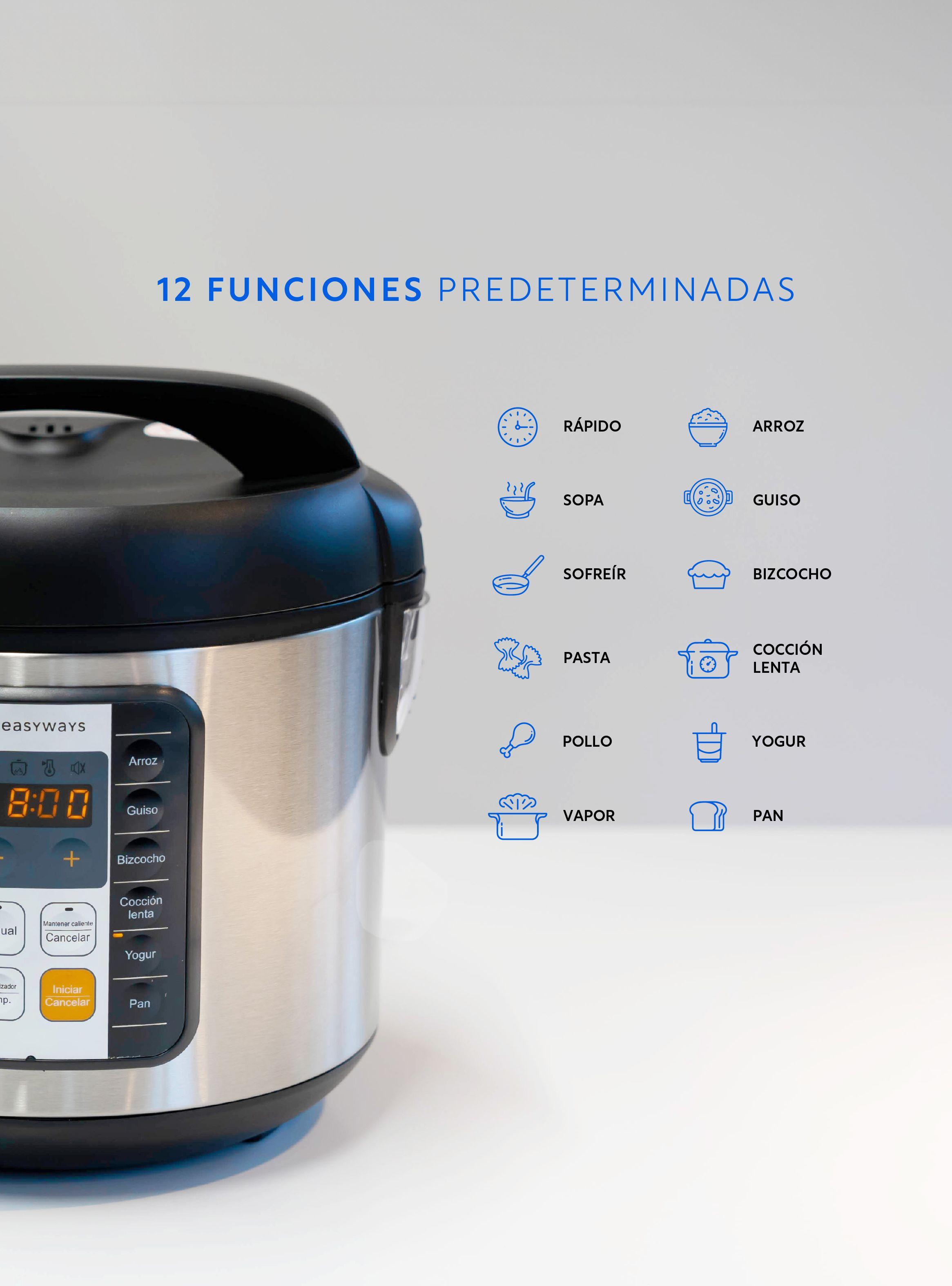 Olla de Cocción MultiCooker Pro 5,5 L EasyWays-3