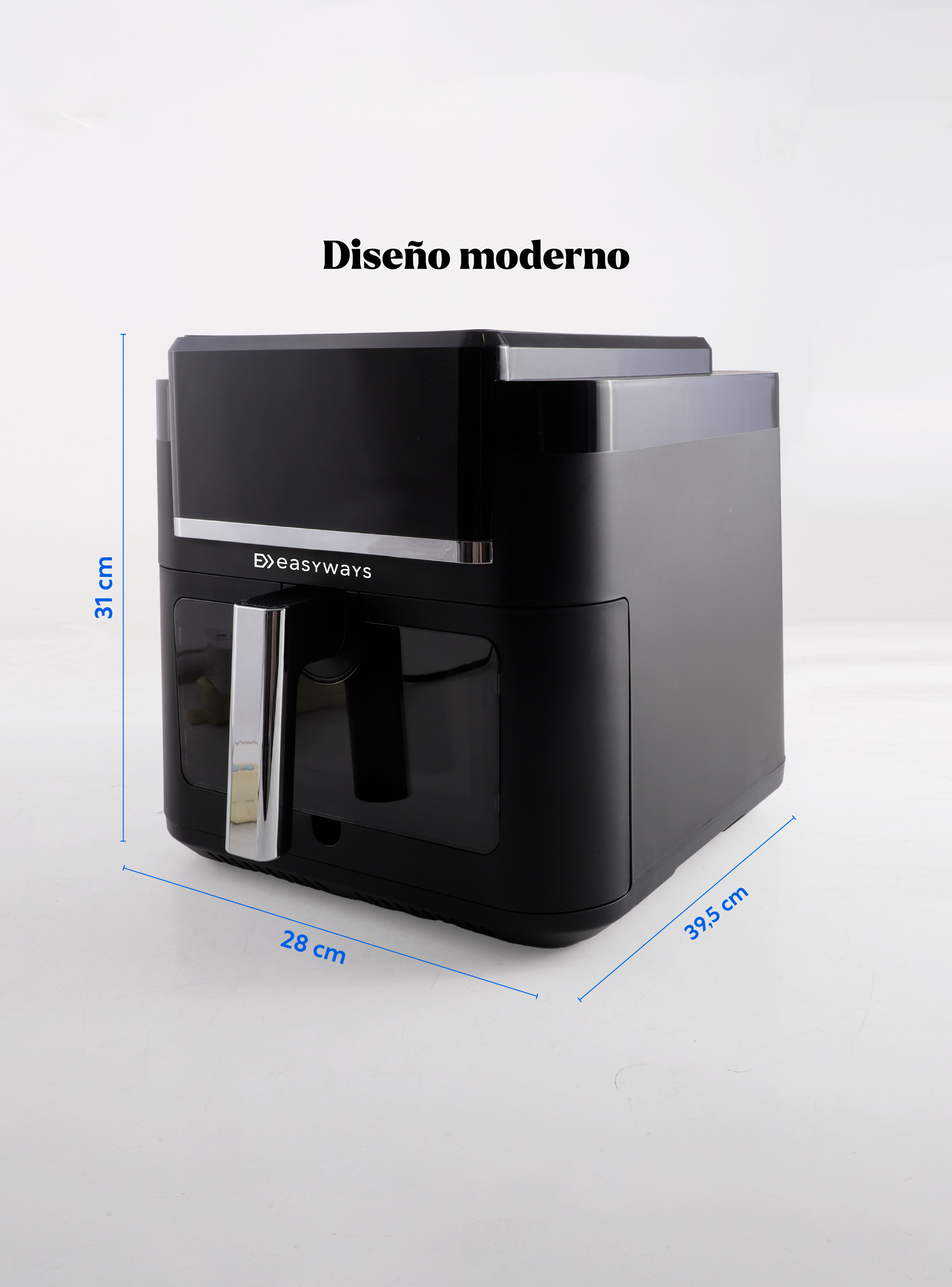 Freidora de Aire Air Fryer Xl prime 7,5L con visor EasyWays-6