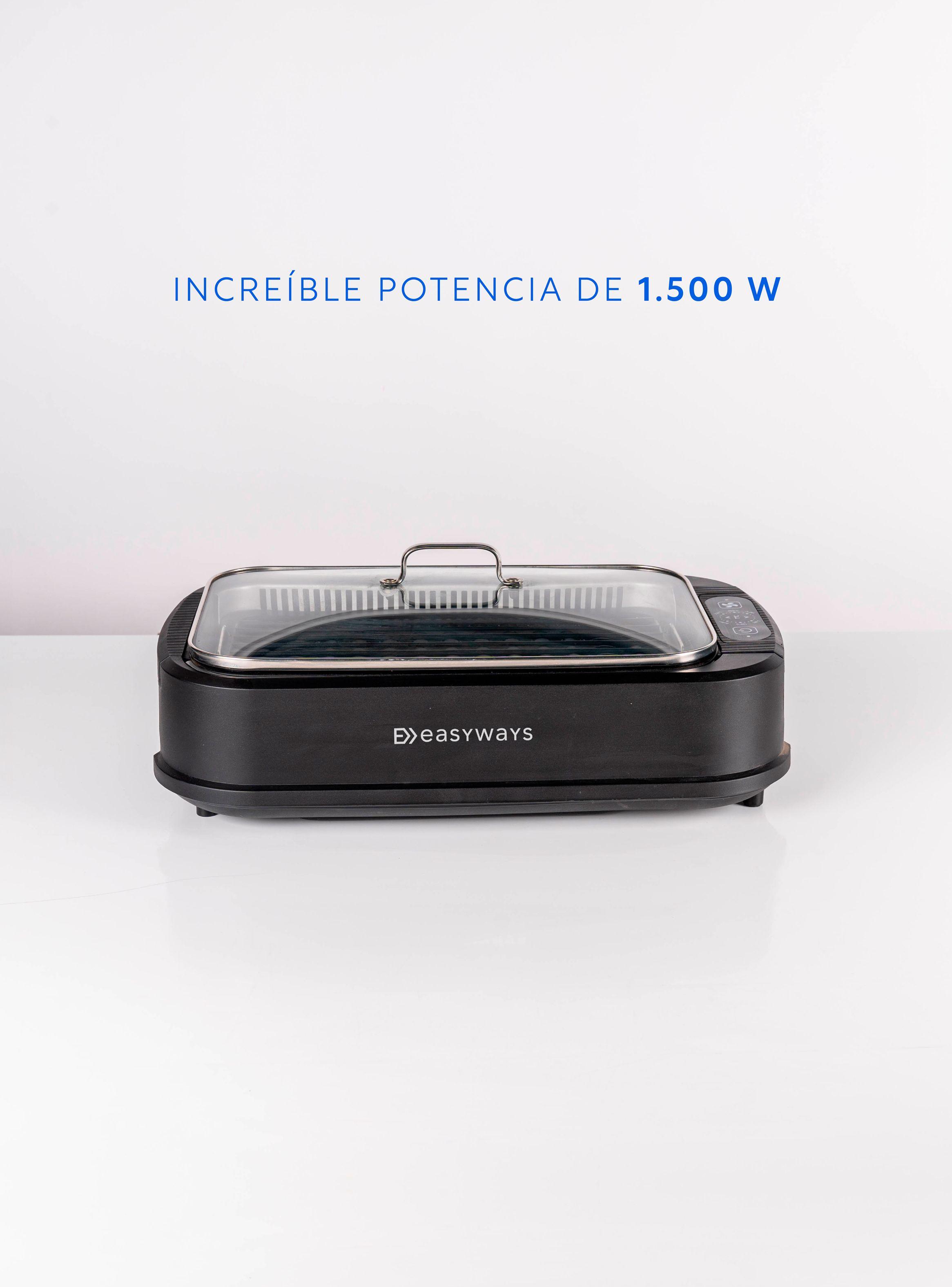 Parrilla Electrica Smokeless Grill Master Negro Easyways-6