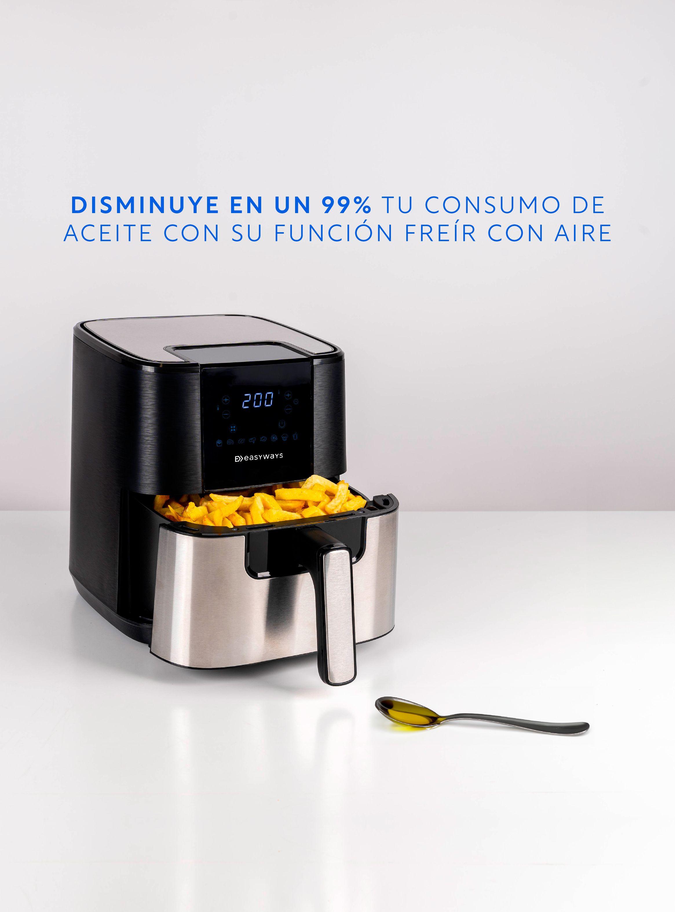Freidora de aire Air Fryer Chic 5,5 L EasyWays-4