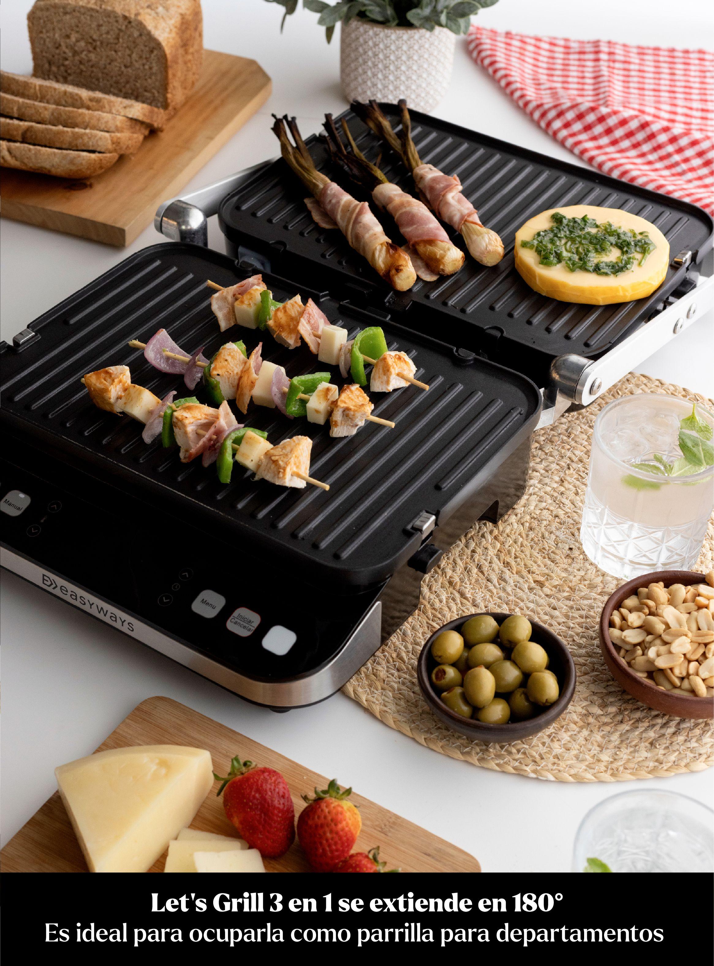 Plancha Waffles Let´s Grill 3 En 1-3