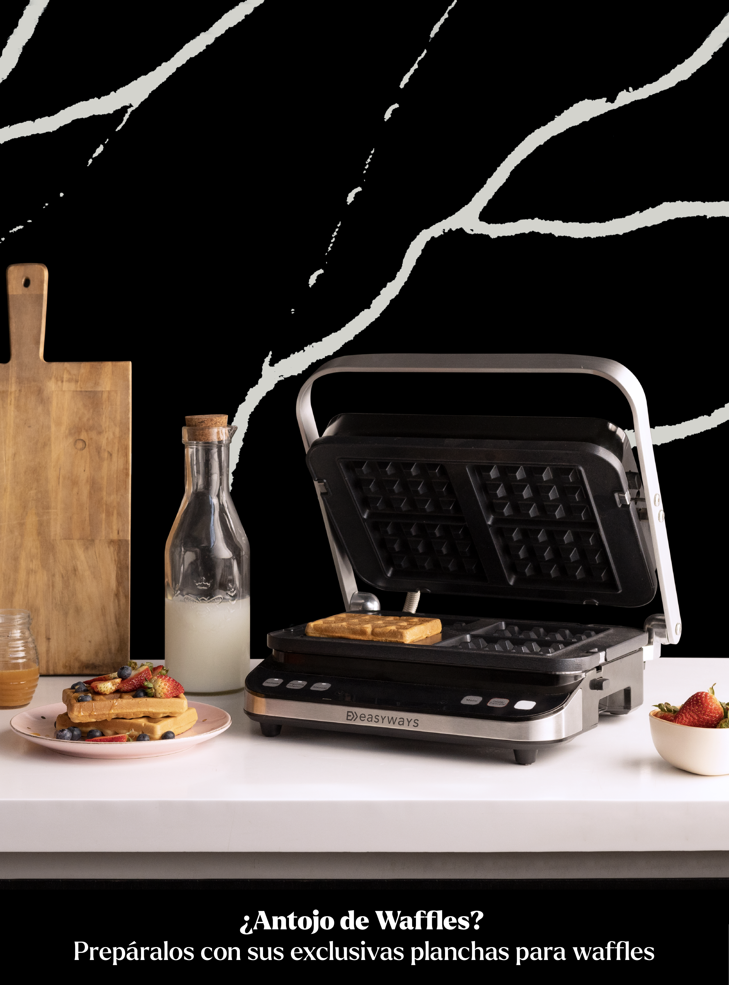Plancha Waffles Let´s Grill 3 En 1-7