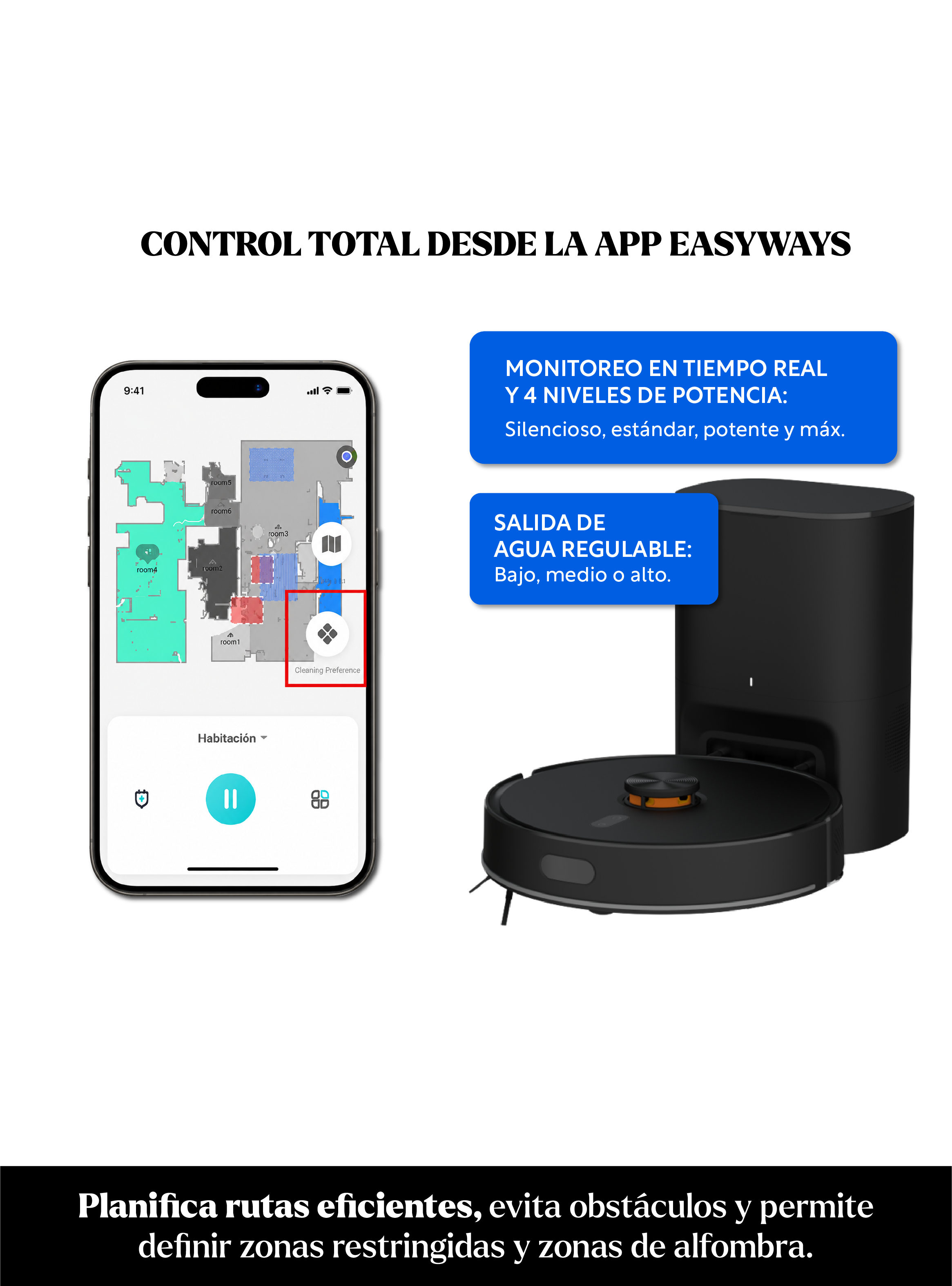 Aspiradora Robot SmartClean 360 Prime con Estación de Autovaciado-3