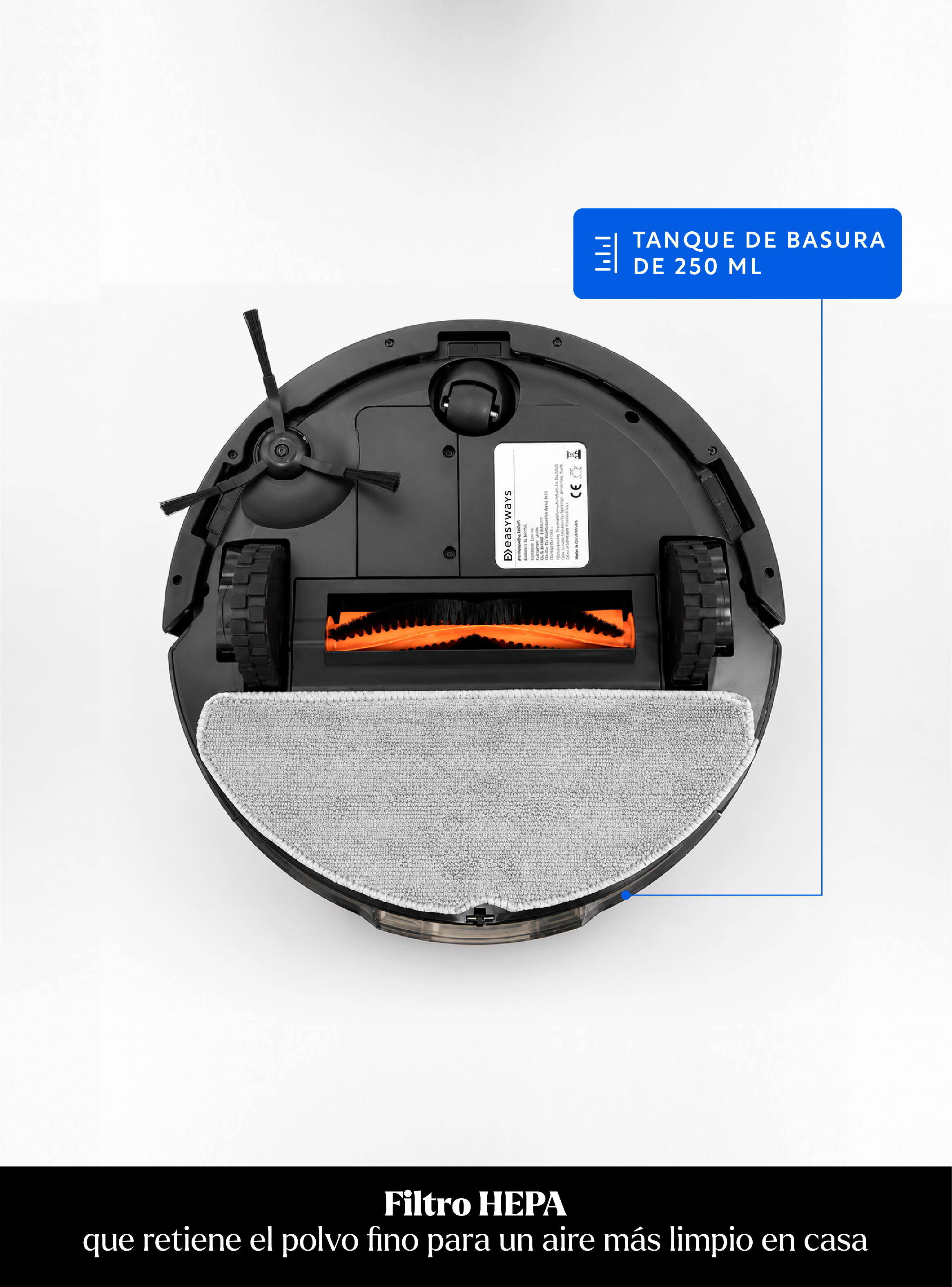 Aspiradora Robot SmartClean 360 Prime con Estación de Autovaciado-5